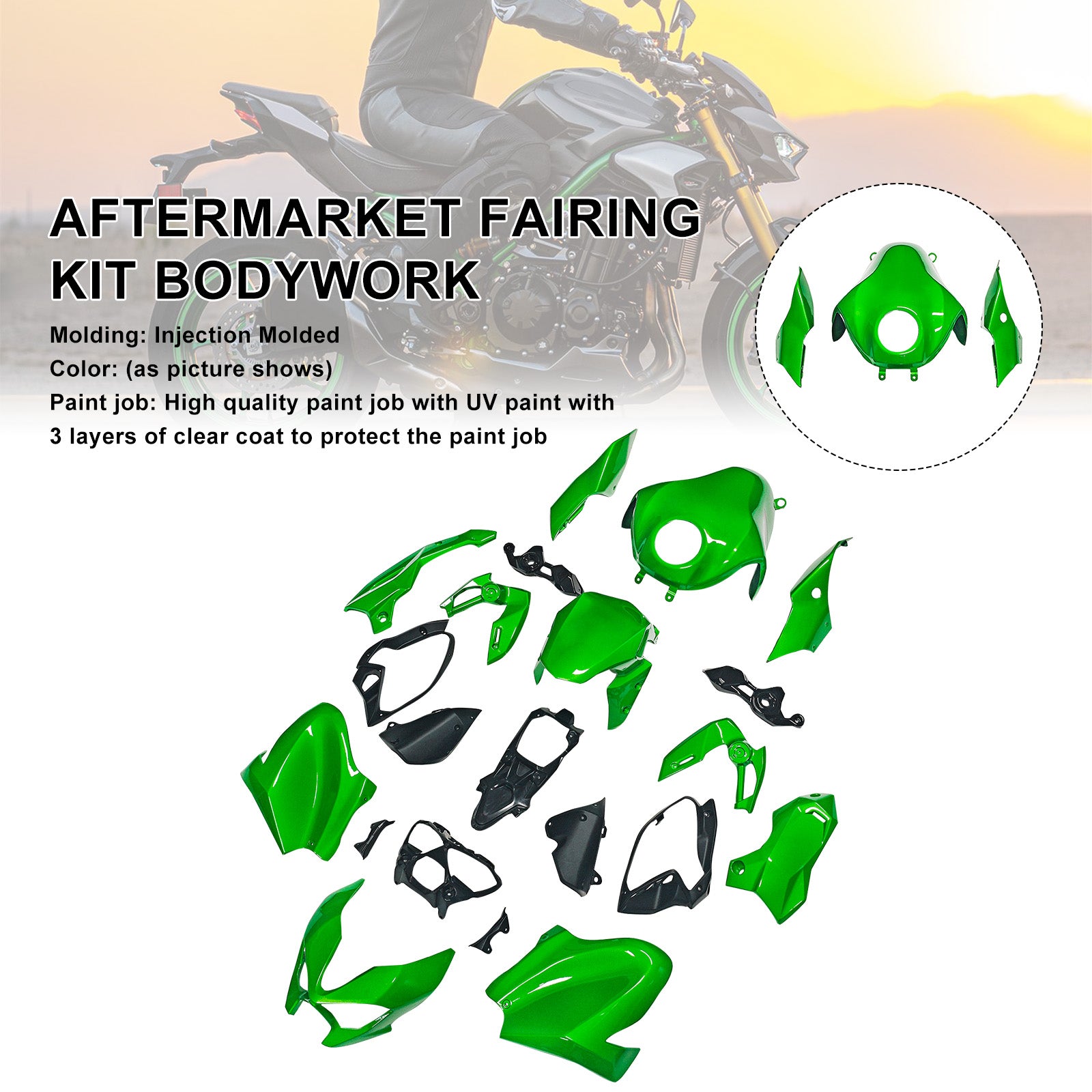 Amotopart 2025–2026 Kawasaki Z900 Verkleidungsset-Kollektion