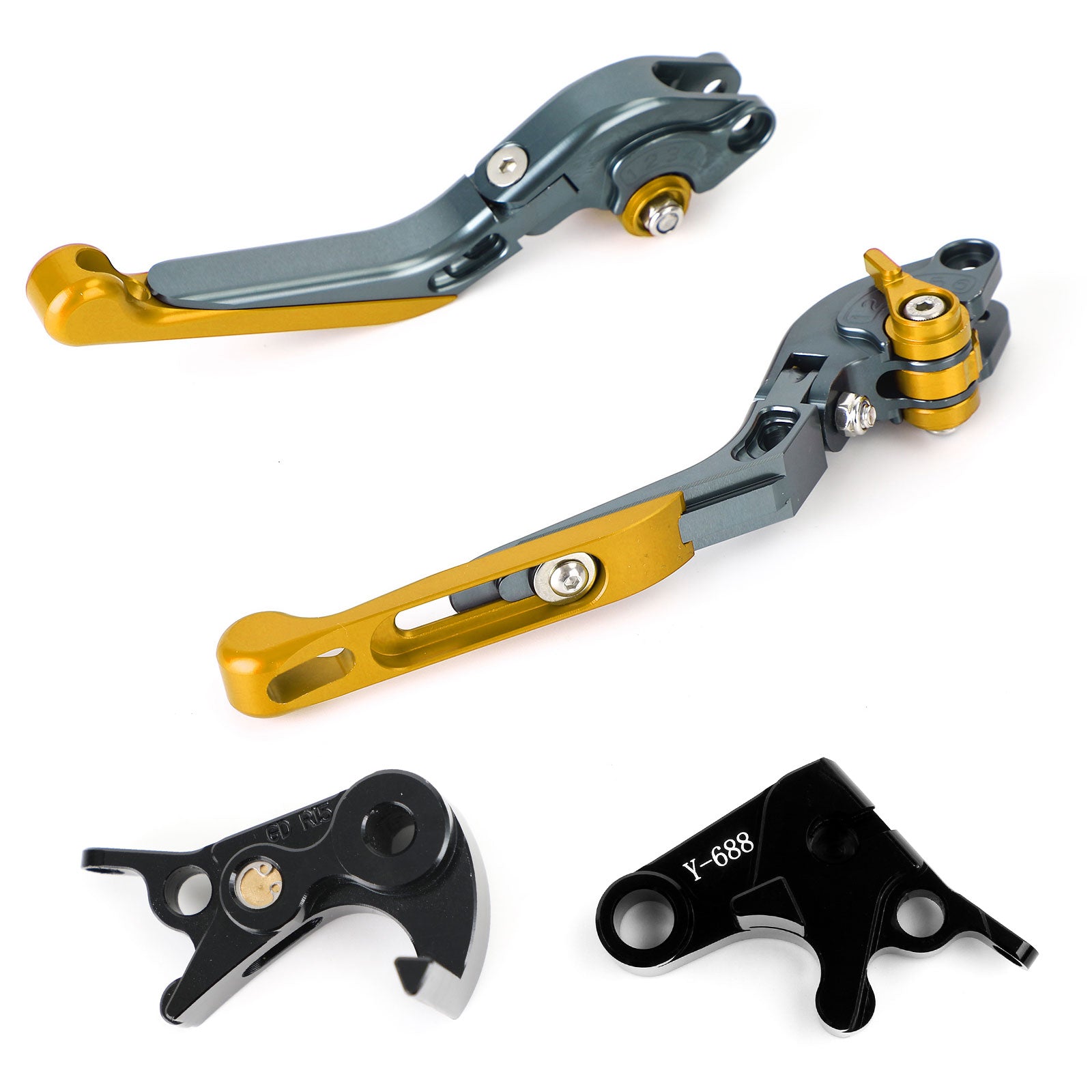 Verstelbare koppelingsremhendel voor Yamaha MT-09 Tracer 900/GT 21-22 YZF R6 17-20 Generic