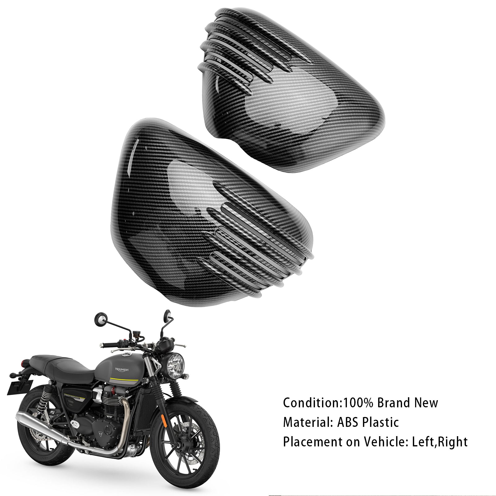 23-24 Speed Twin 900 Side Seat Fairing Panel Cowl