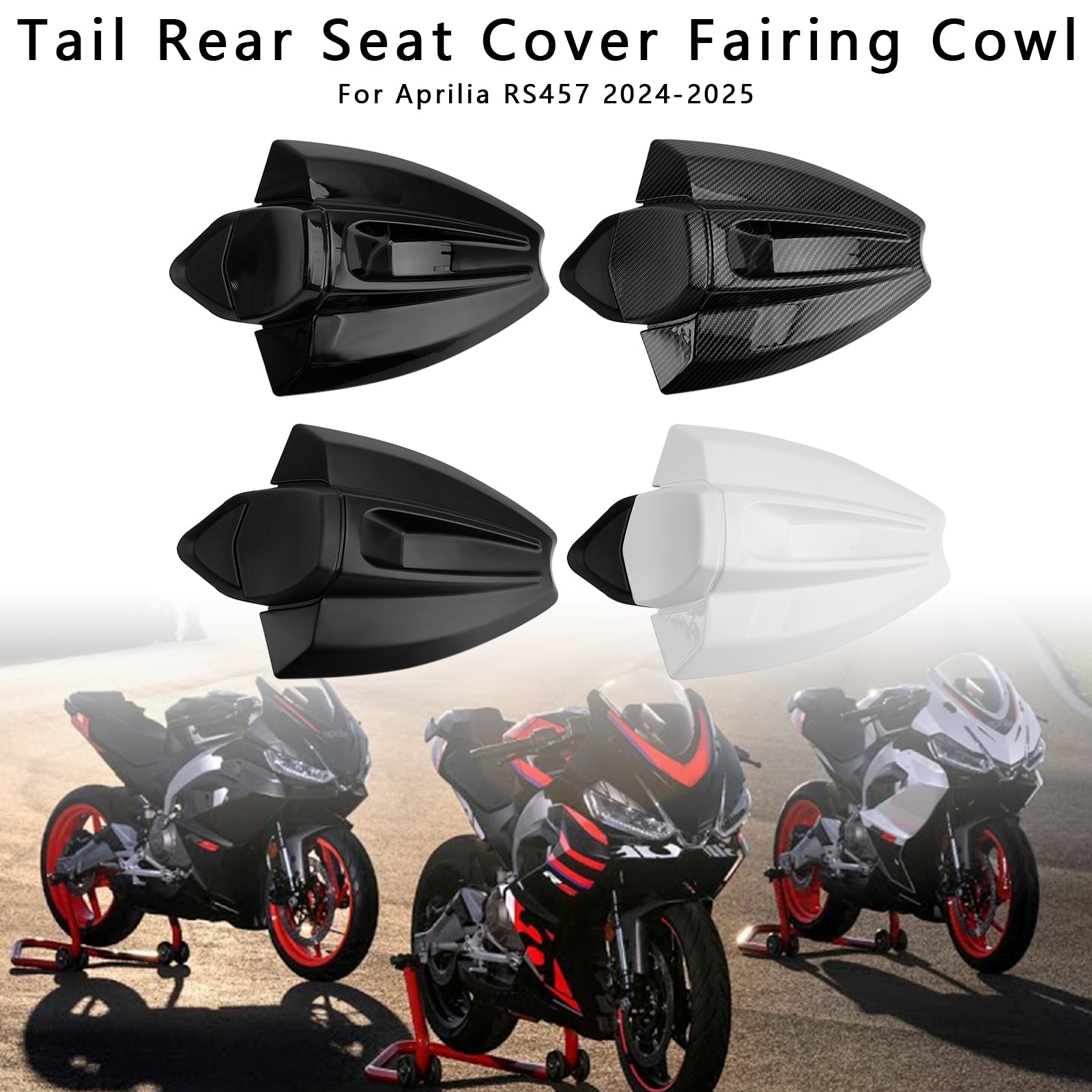 2024-2025 Aprilia RS 457 Tail Rear Seat Cover Fairing Cowl