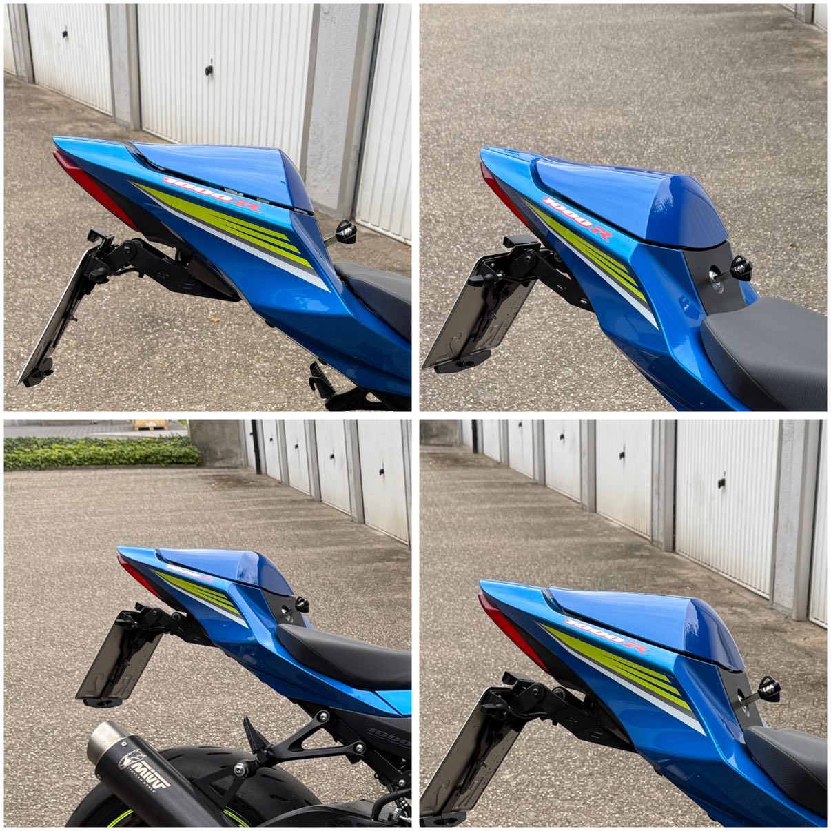 17-24 SUZUKI GSXR 1000 1000R Passenger Rear Seat Cover Cowl