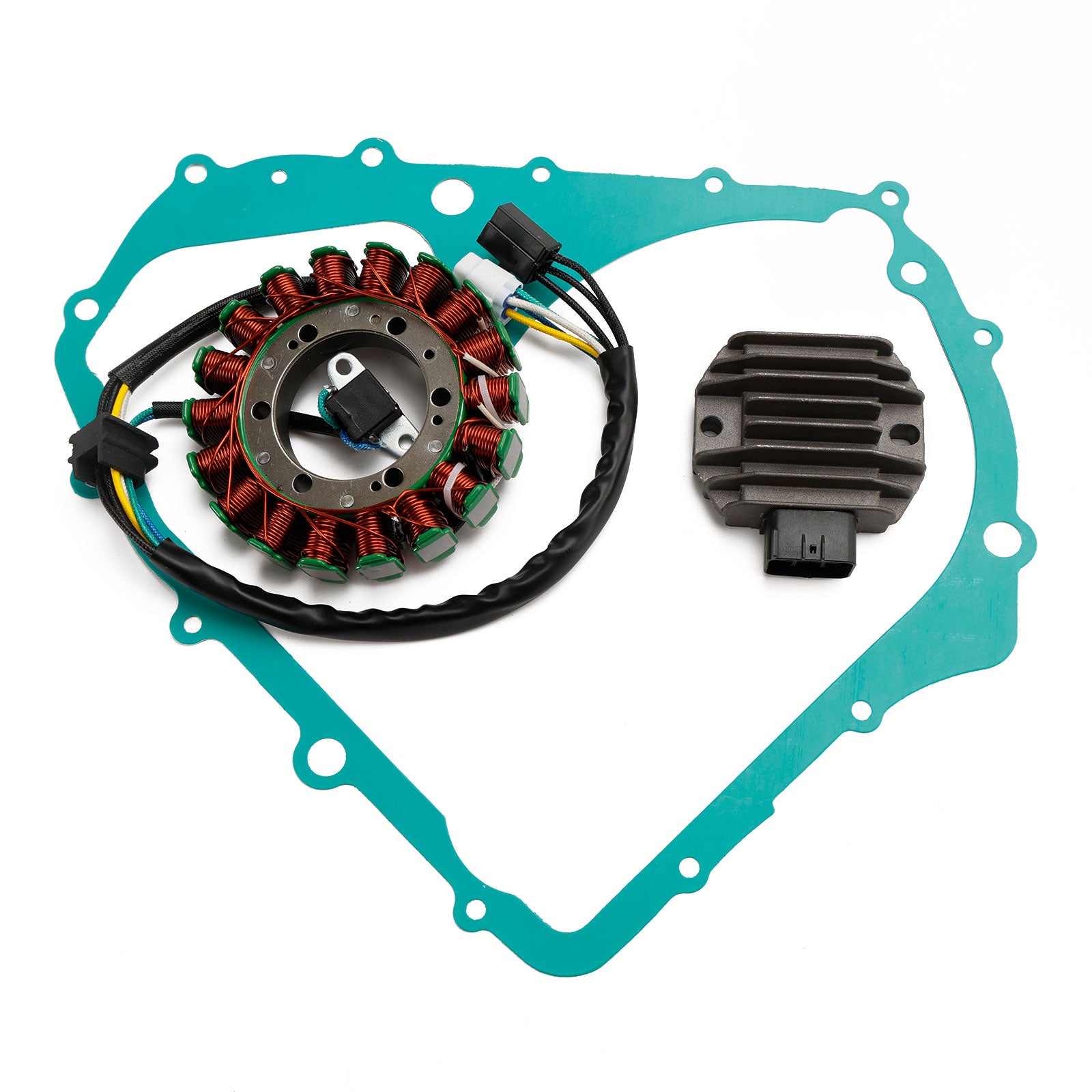 Raddrizzatore regolatore statore con guarnizione per Suzuki LTA LT-A 400 Eiger Auto 2002-2007