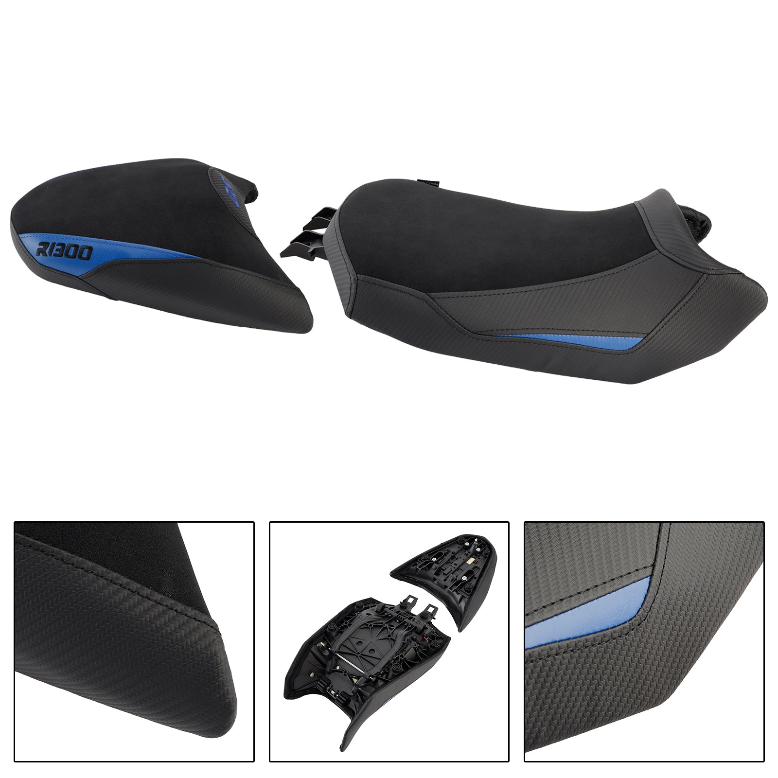 24-25 Bmw R1300Gs R 1300 Gs Nedre front med bagsædefører Pillion Blue