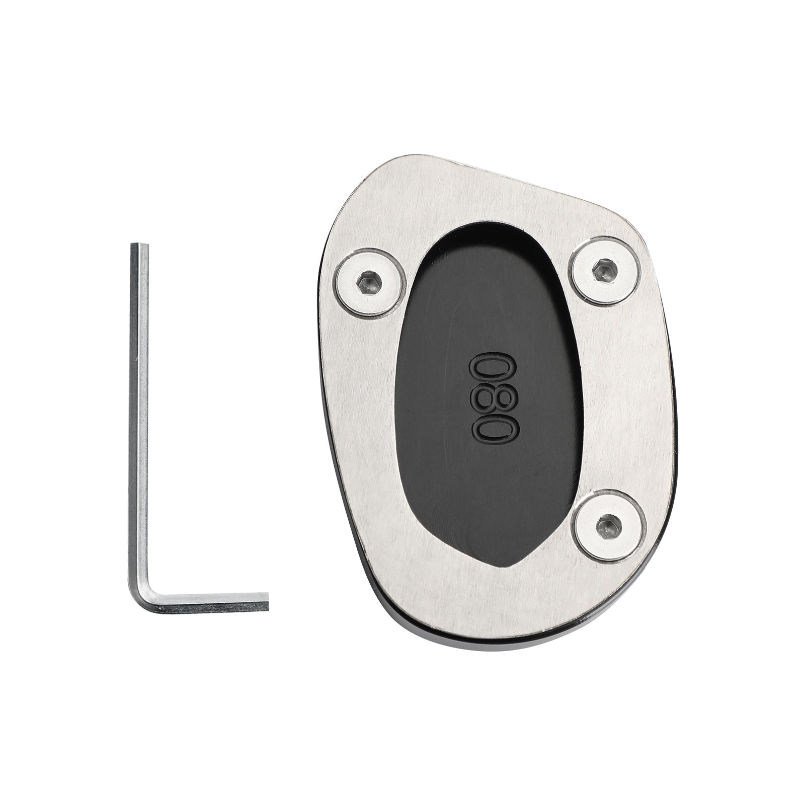 Caballete lateral ampliar placa almohadilla para Triumph Speed Twin 1200 Thruxton 1200