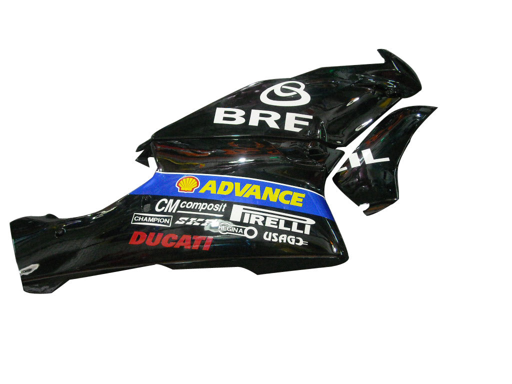 Amotopart 2003-2004 Ducati 999/749 Black Blue White Fairing Kit