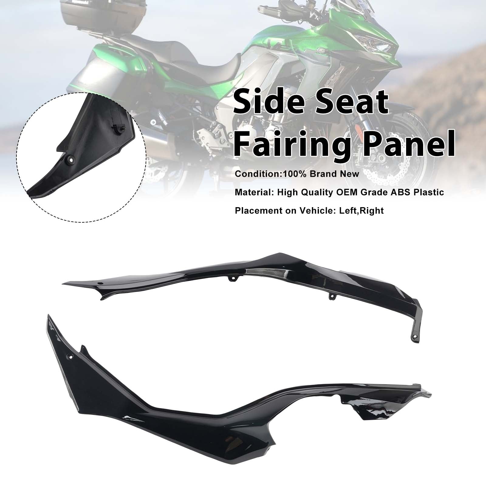 2019-2024 Kawasaki Versys 1000 Side Seat Fairing Guards Cowl