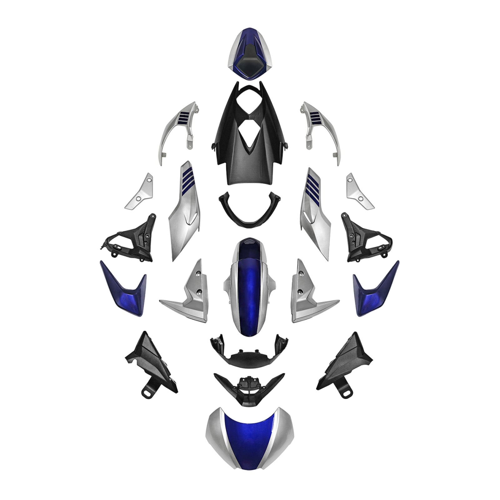Amotopart 2020-2022 Collection de kits de carénage Triumph Street Triple 765 R/RS
