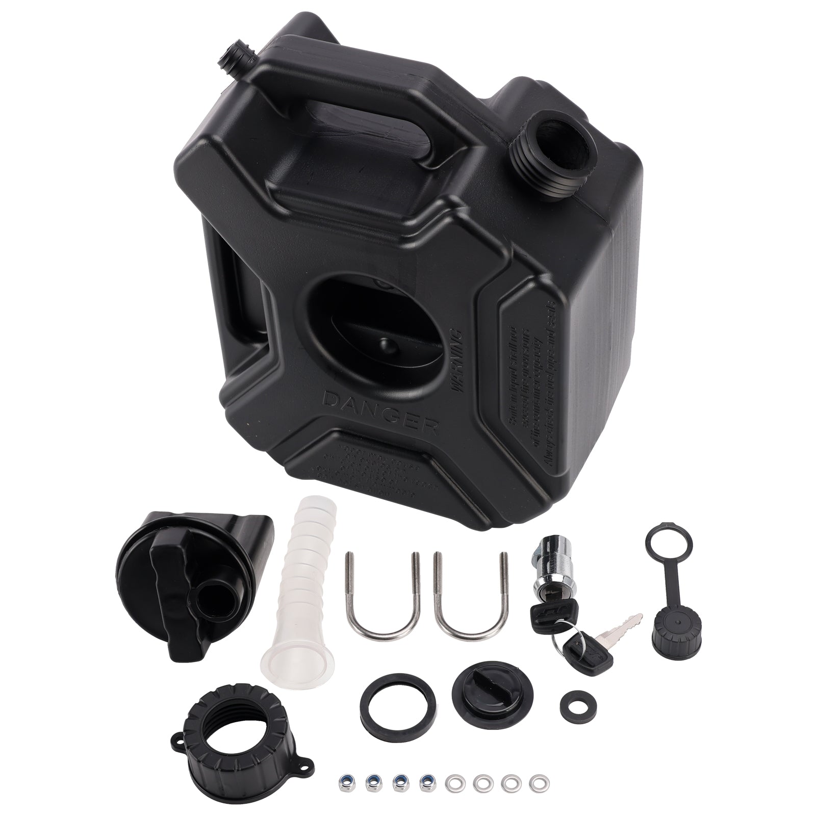 Honda CL300 CL500 3L sort plastik Jerry Can Reservebrændstoftank