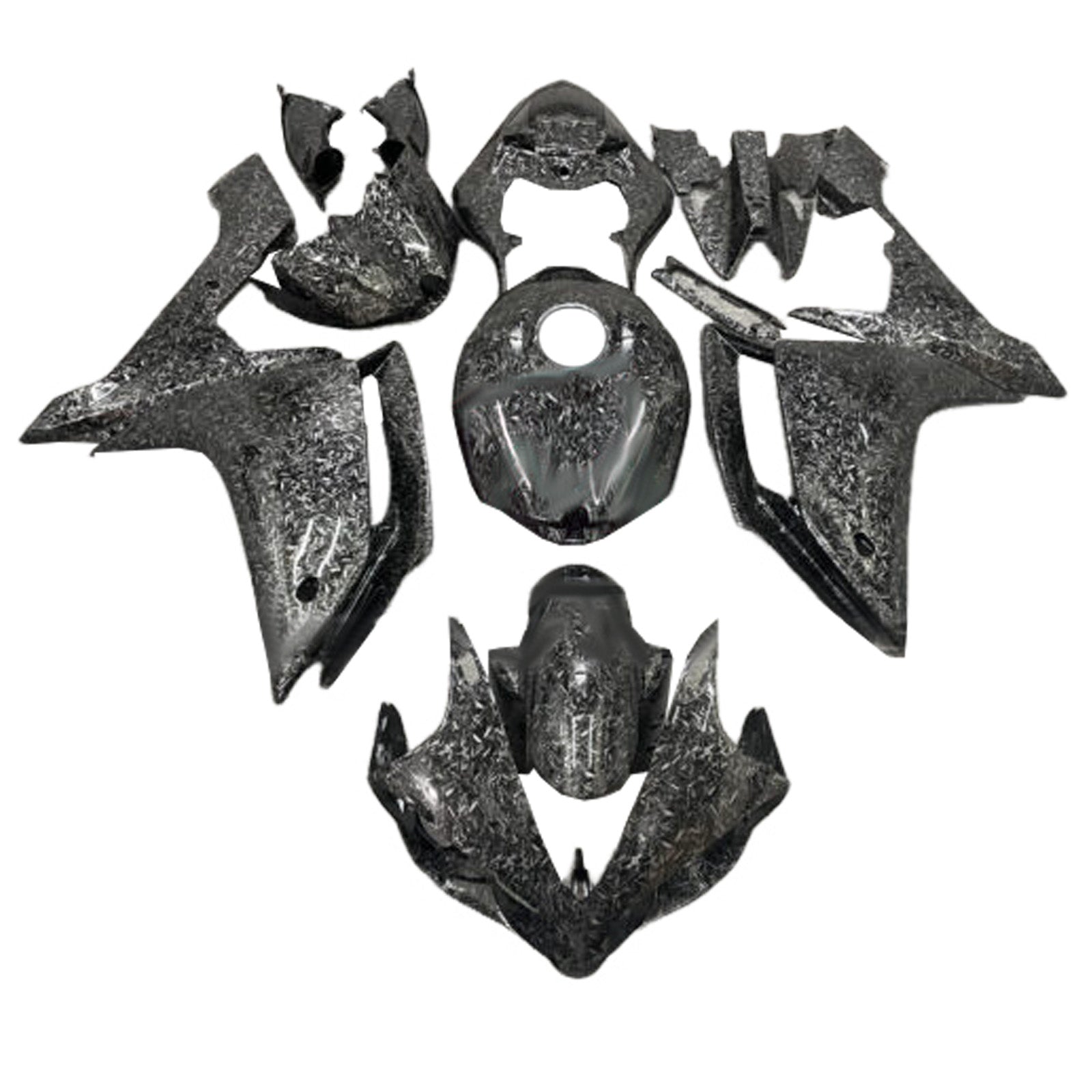 Amotopart 2007-2008 Yamaha YZF-R1 Forged Carbon Fiber Fairing Kit