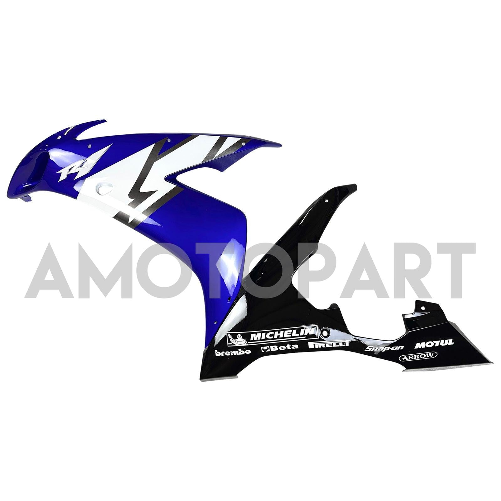 Amotopart 2004-2006 Yamaha YZF 1000 R1 Blue White Black Fairing Kit