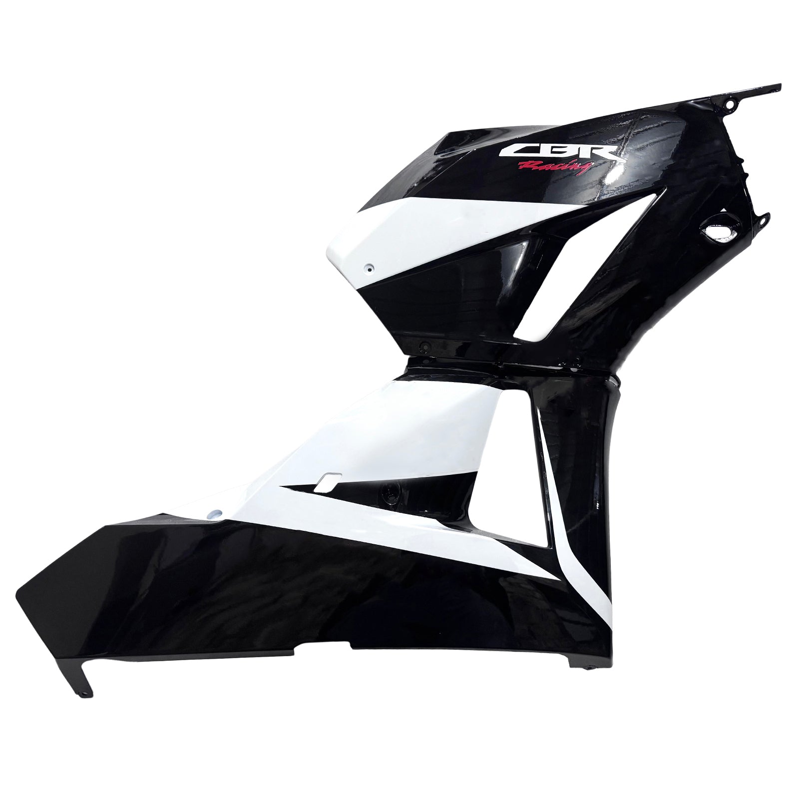 Amotopart 13-26 US-version. & 13-23 Europeisk version Honda CBR600RR Svart&Wvit kåpsats