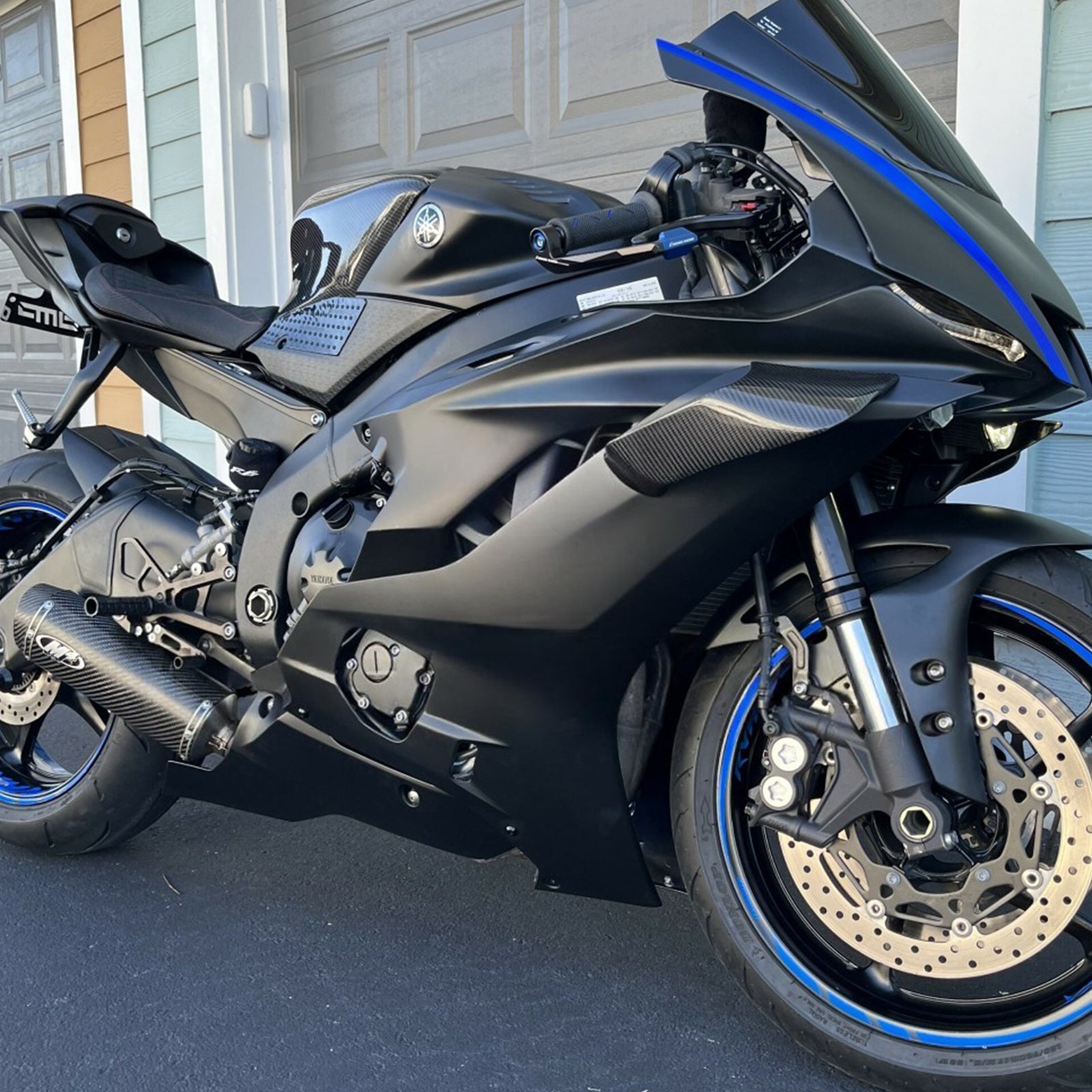 Amotopart 2017-2023 Yamaha YZF-R6 Grey Fairing Kit