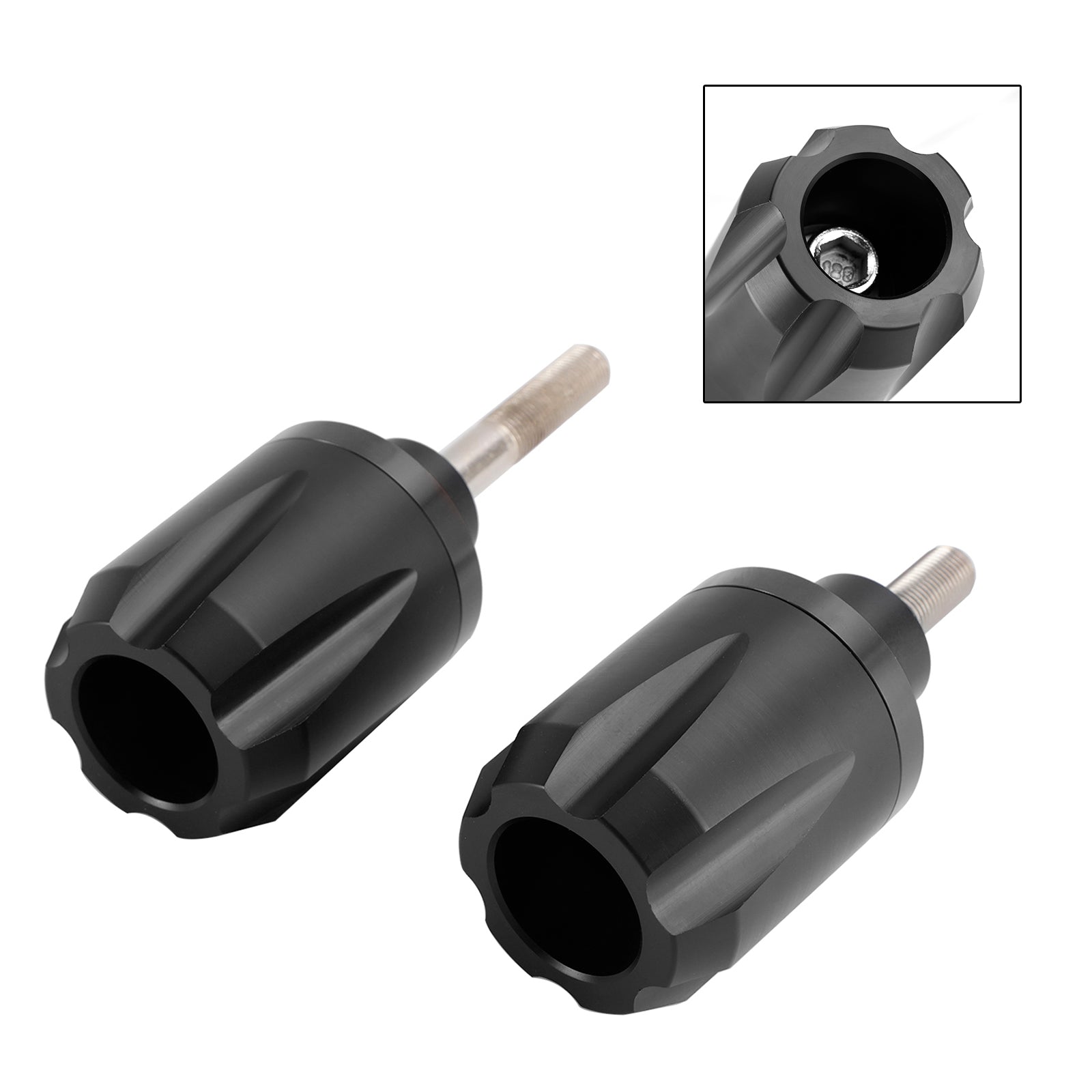 2019-2020 HONDA CB650R CB 650 CRASH BOBBIN SLider Slider Aluminium preto