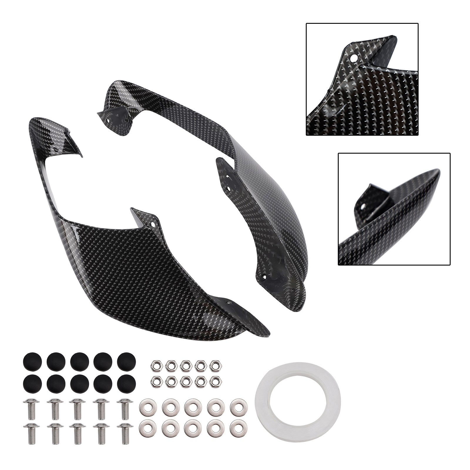 2021-2024 Yamaha YZF R1 R1M Voorzijde Winglets Vleugels Spoiler Kuip