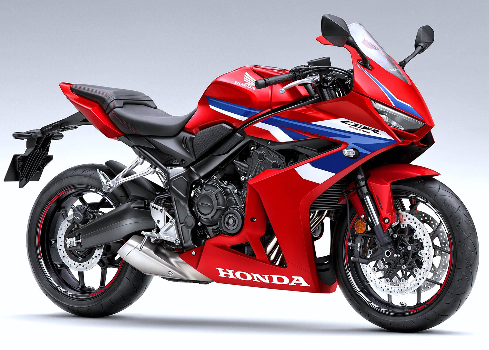 AMOTOPART 2024-2025 HONDA CBR650RR ZWARTE RODE KUIST KIT