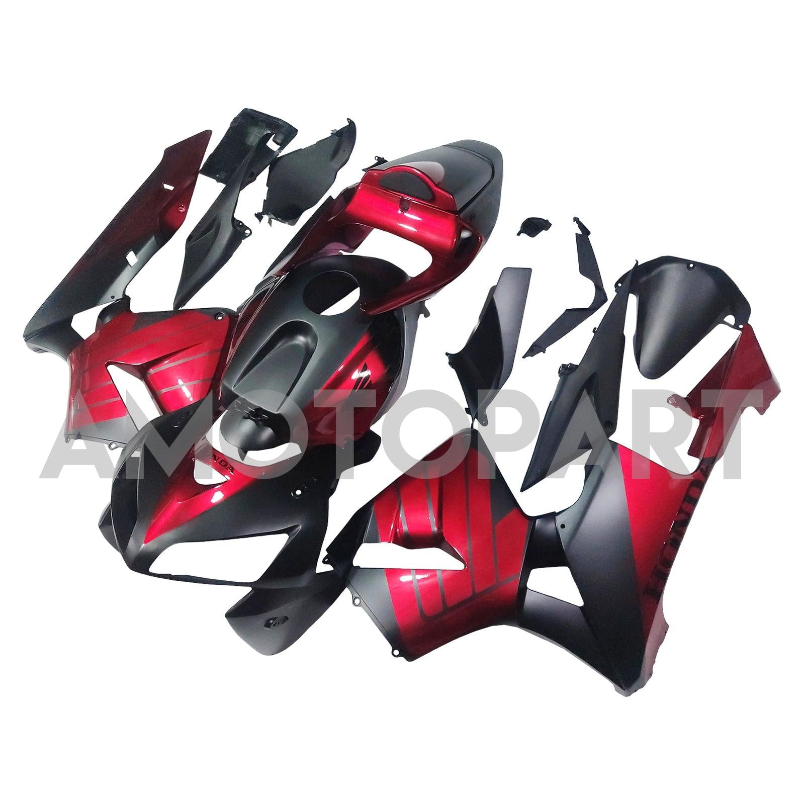 Amotopart 2005-2006 Honda CBR600RR zwartrode kuipset