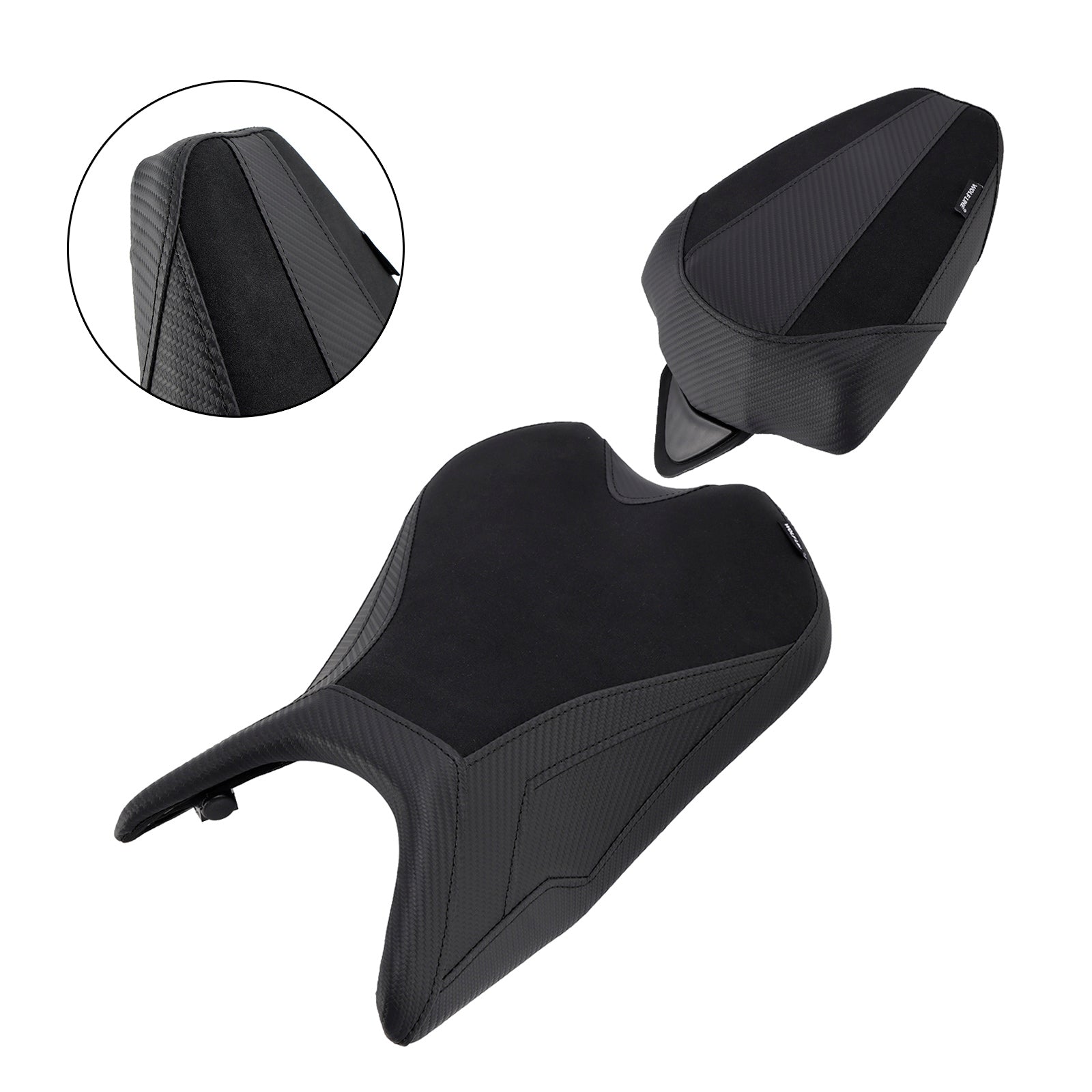 2024-2025 Aprilia Rs457 Rs 457 Driver&PPassagiersstoelset Kussen PU Geschikt Rood