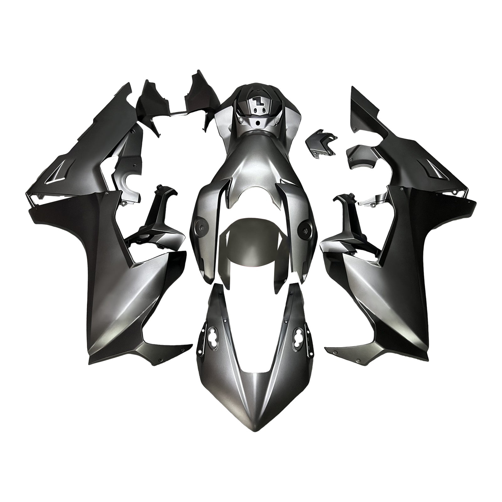 Amotopart 2017-2023 Honda CBR1000RR Mattgrau Schwarzverkleidungskit