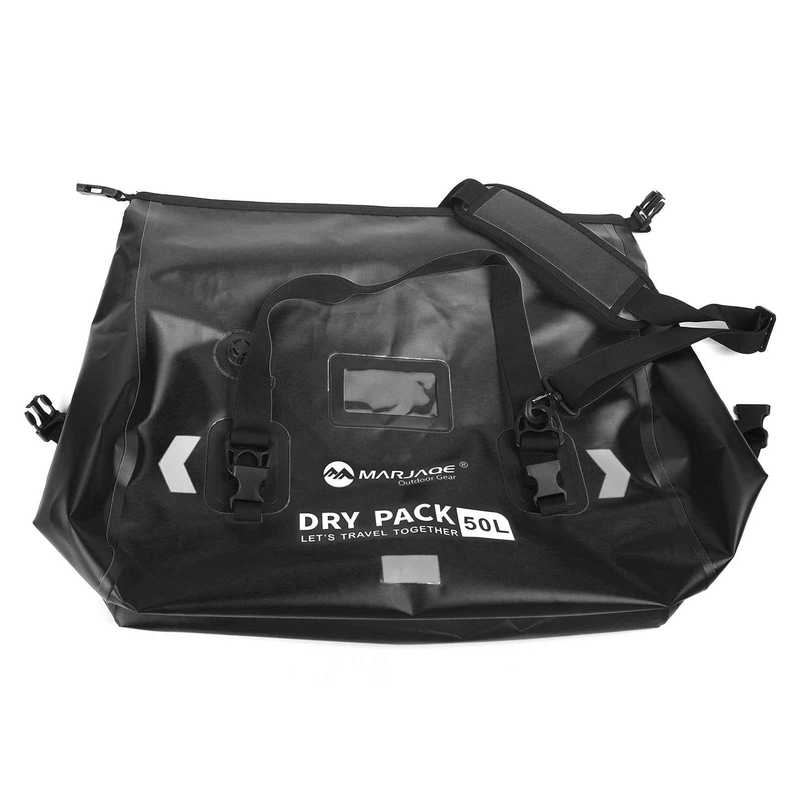 Motorcycle Universal Saddlebag Side Storage Tail Bag Pu Luggage 50L
