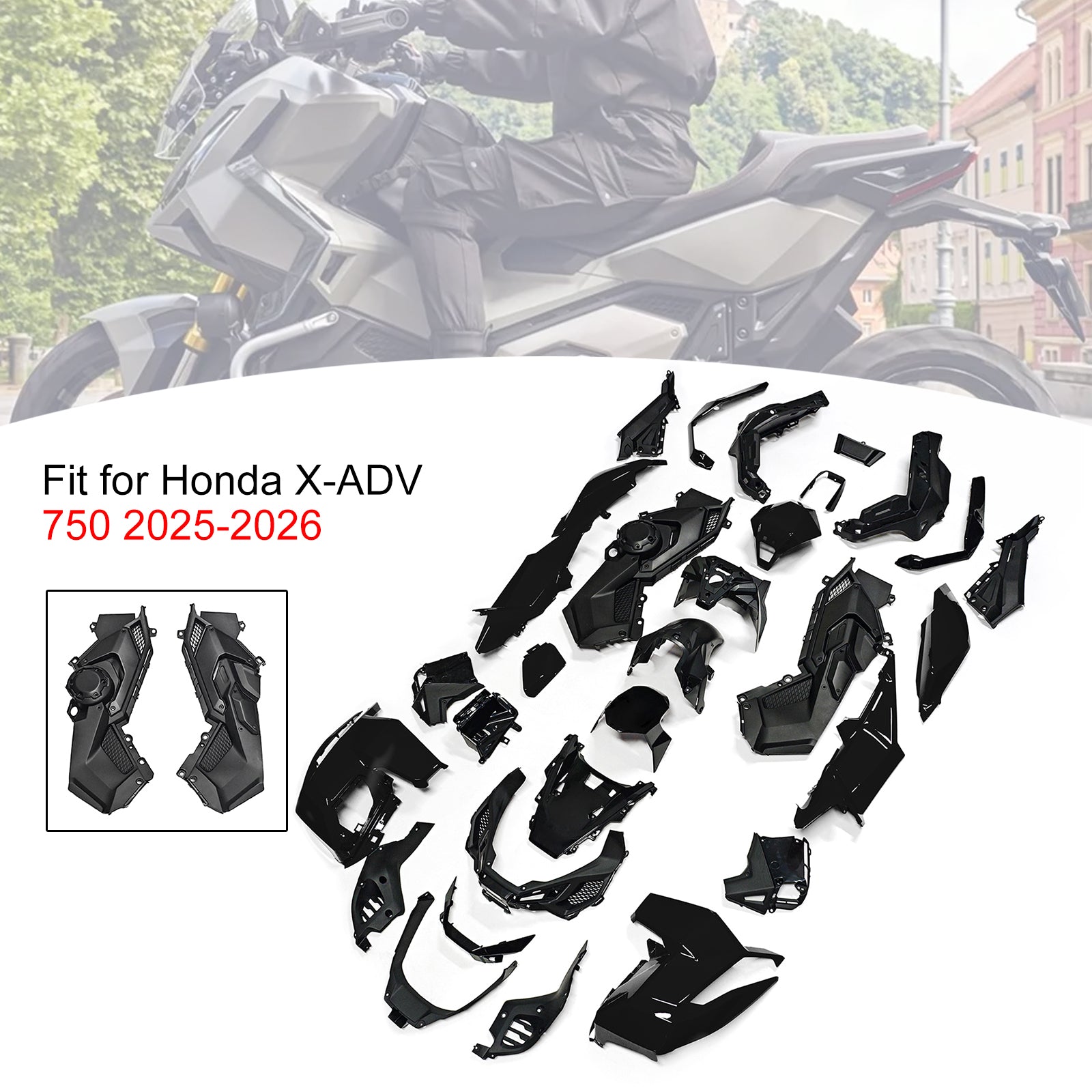 Amotopart 2025-2026 Honda X-ADV 750 Collection de kits de carénage