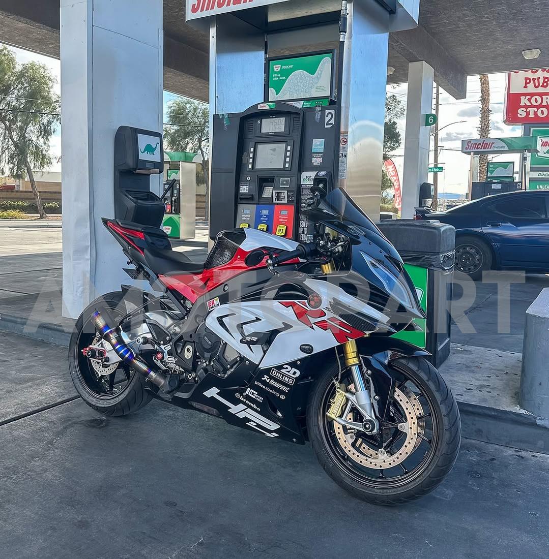 Amotopart 2015-2016 BMW S1000RR Black Red White Abzugskit