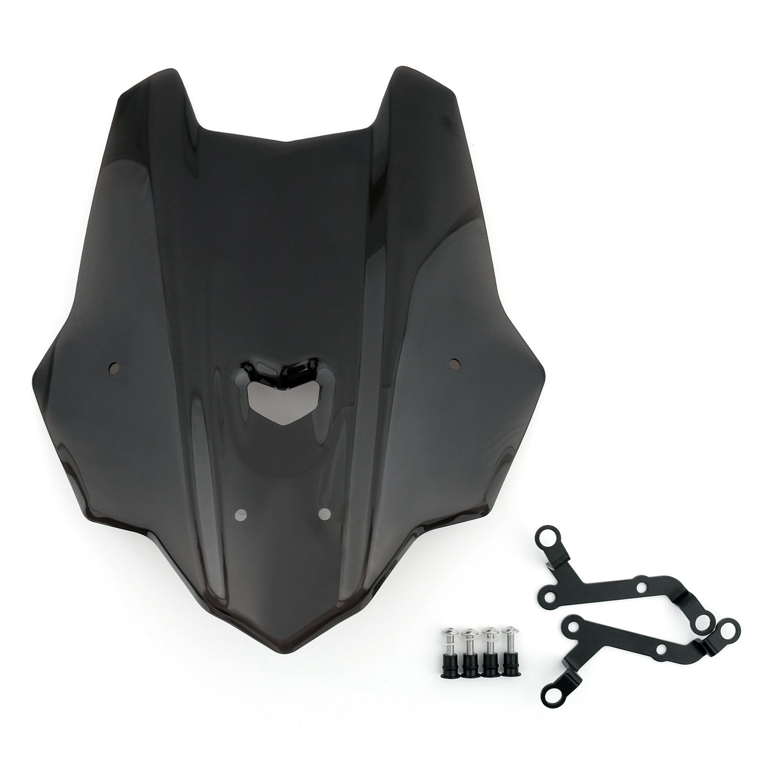 Pare-brise pare-brise + support double bulle pour yamaha mt10 fz10 16-18