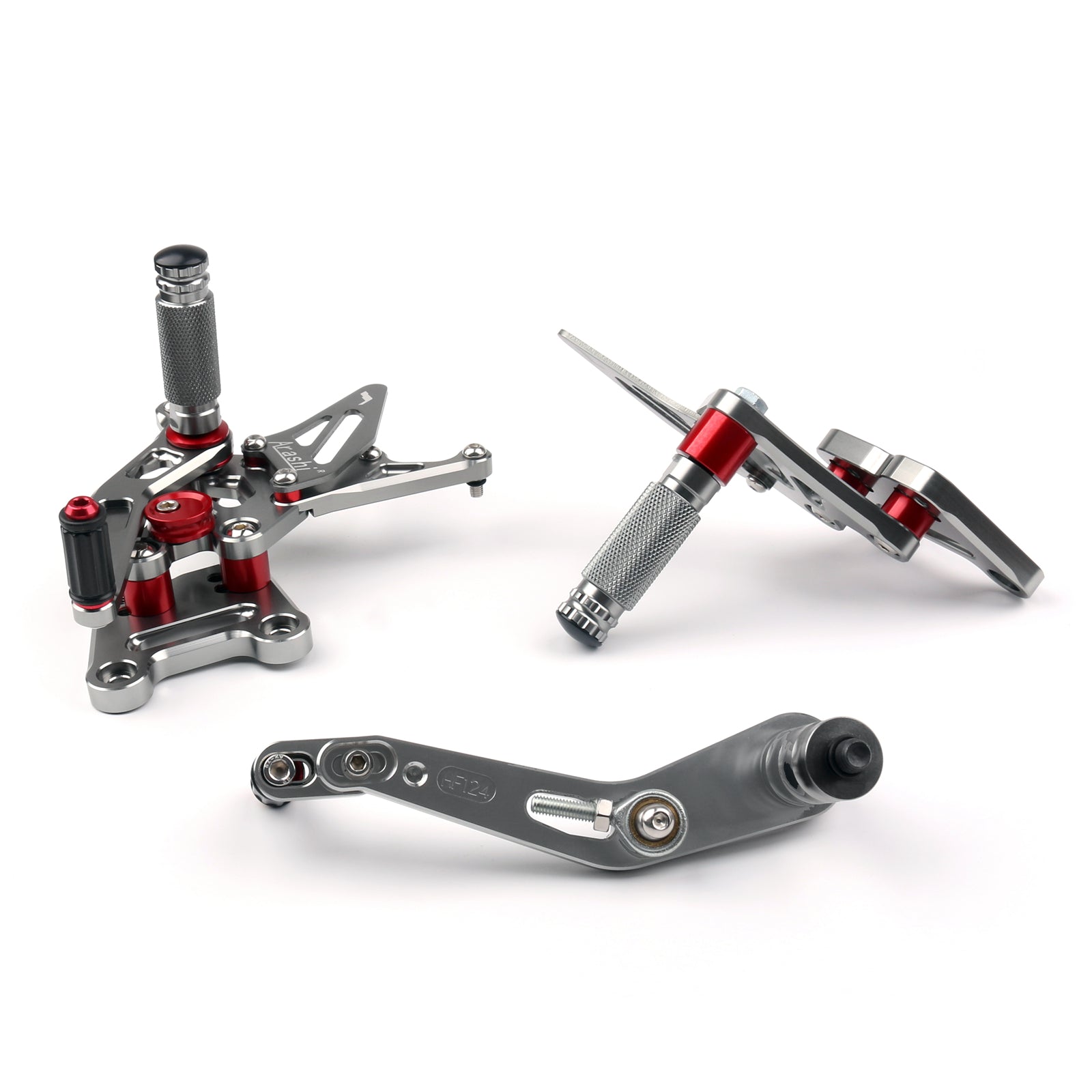 17-23 Suzuki GSXR1000 GSXR1000R ABS CNC Rearsets Footpegs Footrest