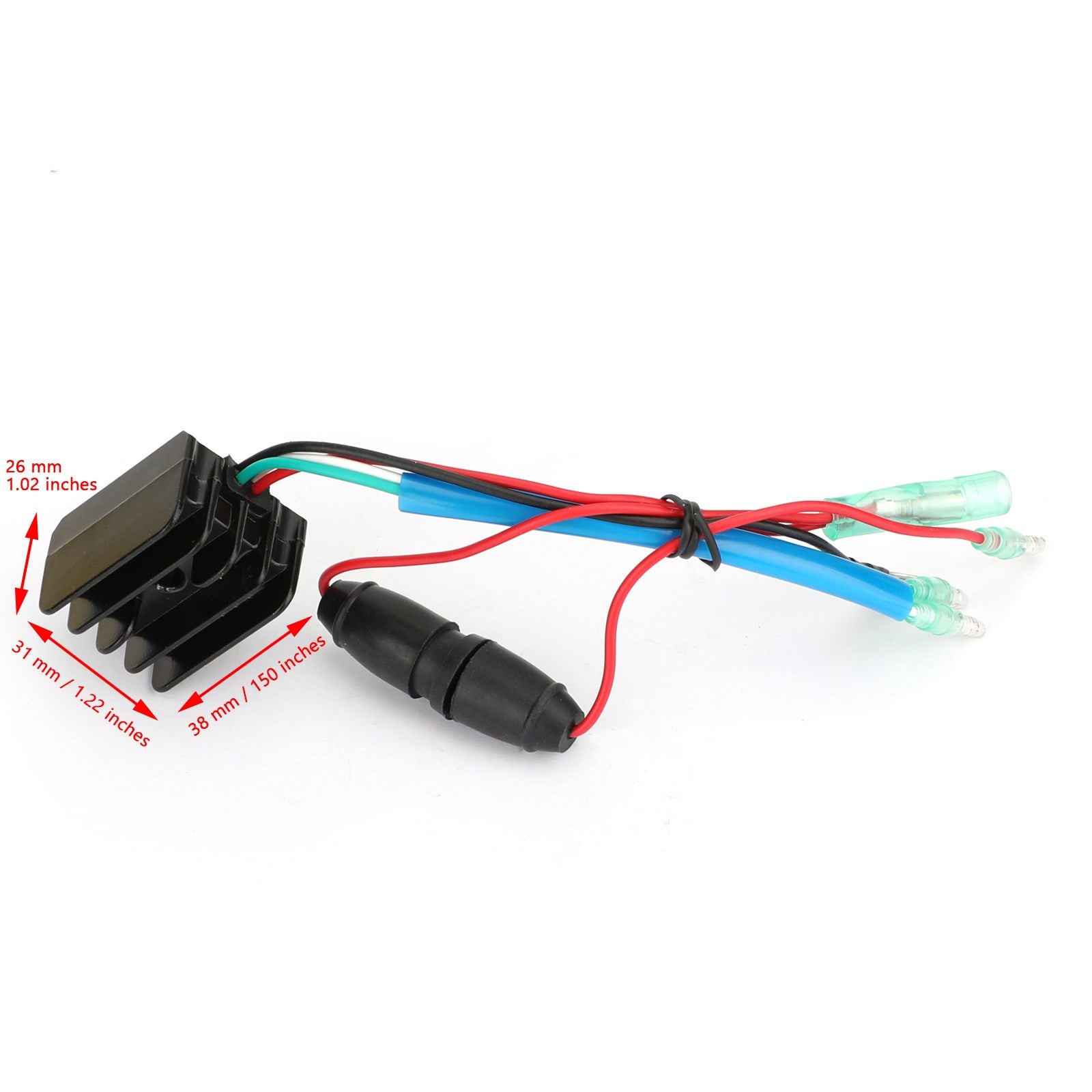 Spänningsregulator Fit för Yamaha 20hp 1989-2010 Yamaha 40HP 1984-1994/1998-2006