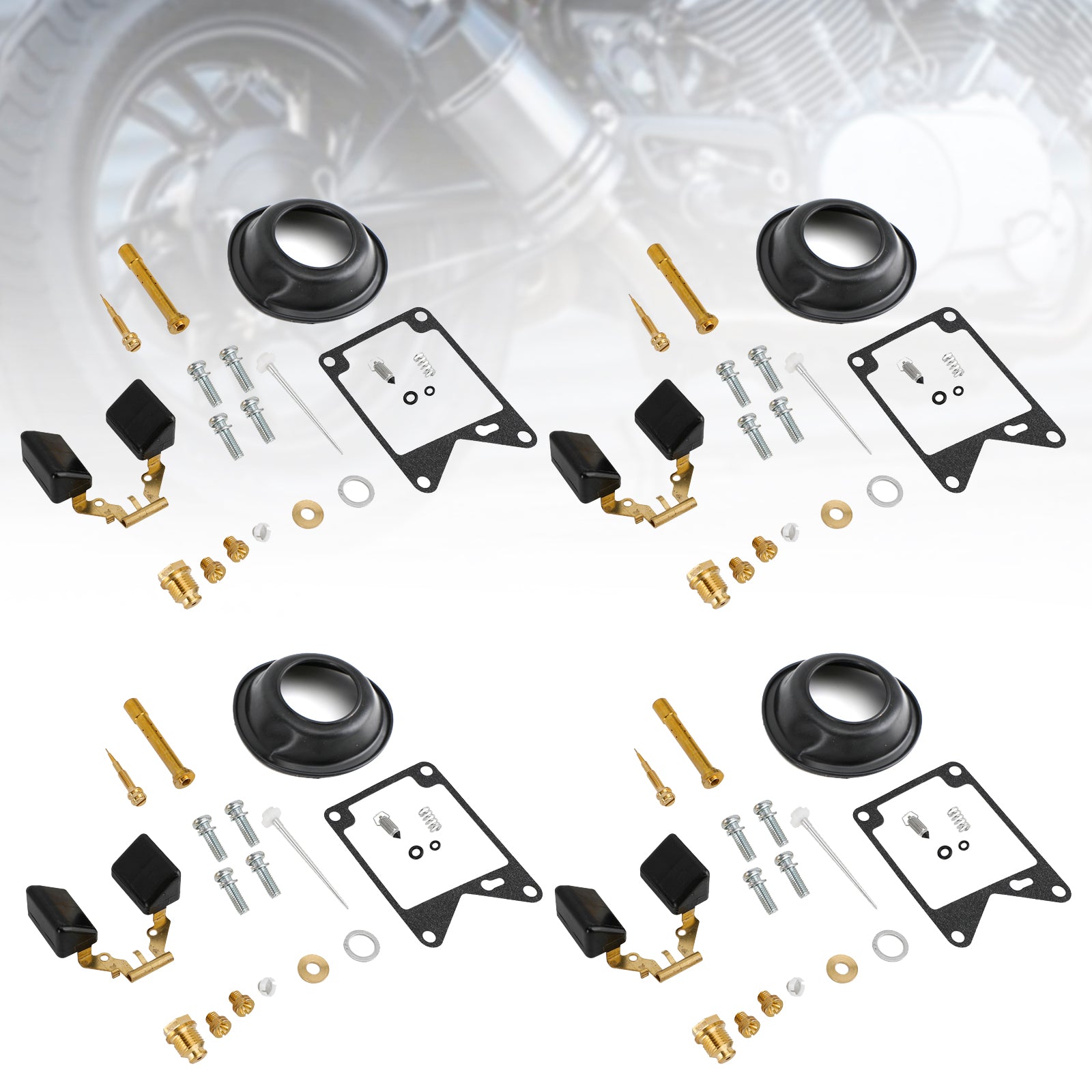 4x Vergaser REPUILD Repair Kit für Yamaha Virago 750 XV750 1981-1983