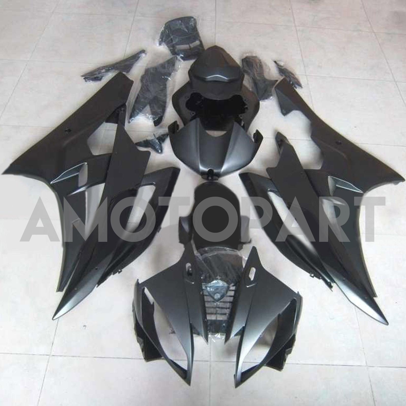 Amotopart 2006-2007 Yamaha YZF 600 R6 Black&Blue Fairing Kit Collection
