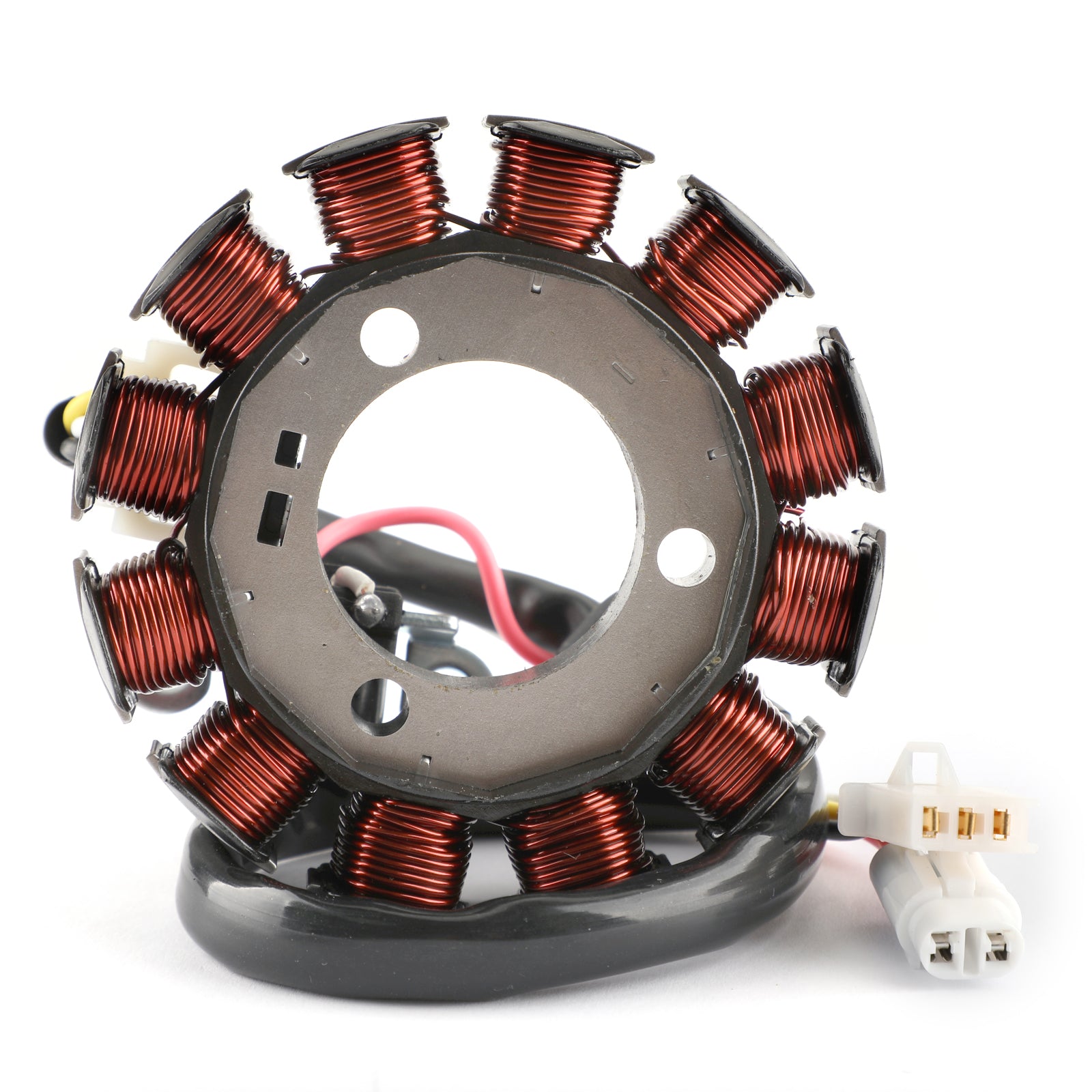 Generator Stator Coil för Yamaha TTR110 TT-R110 08-17 5B6-H1410-00 5B6-H1410-01 via FedEx