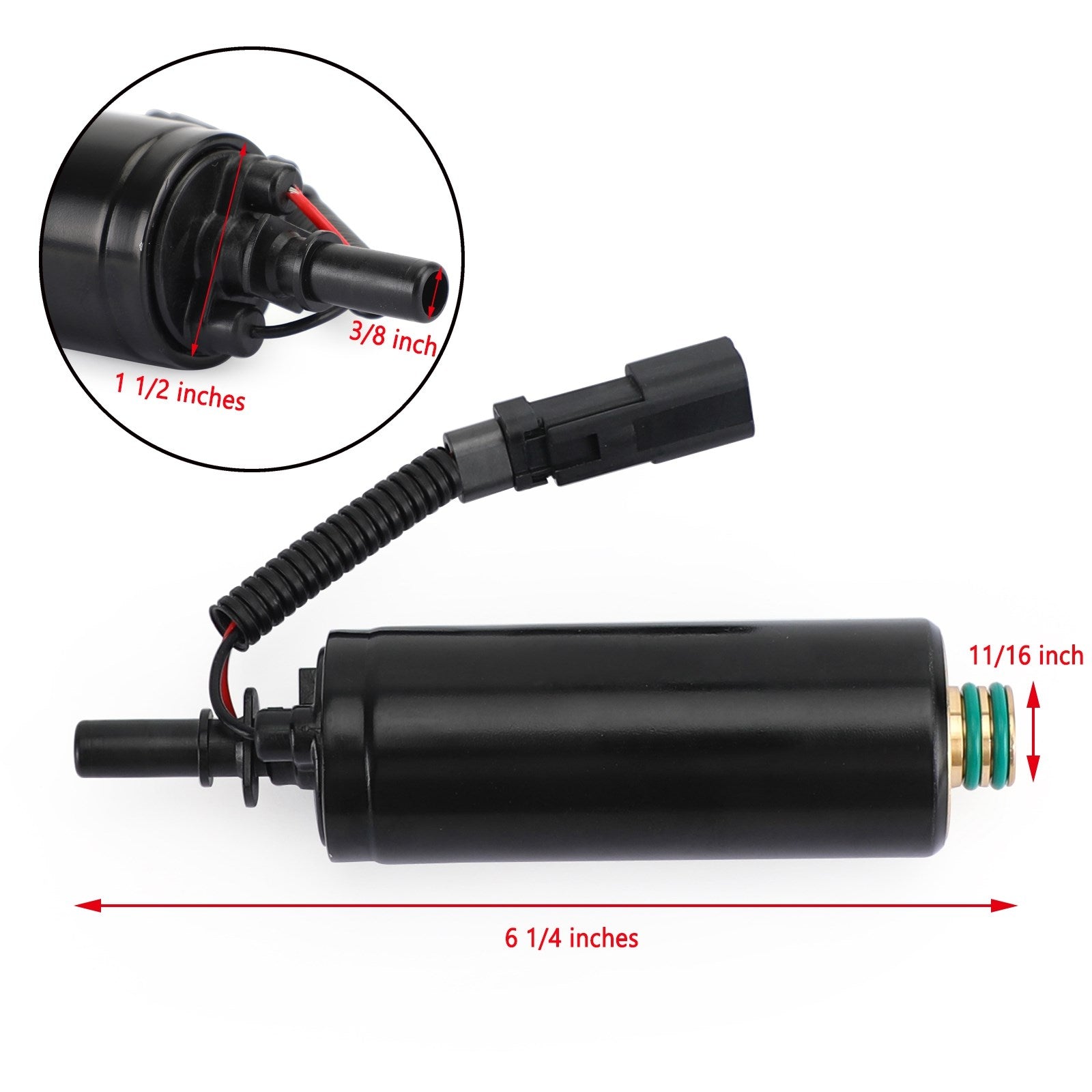 Kraftstoffpumpe für Johnson/Evinrude E-MFX 25 Zoll. 175 PS 2004-2005 E-FPL Ficht/DI 20 in. 75 PS 2002-2003