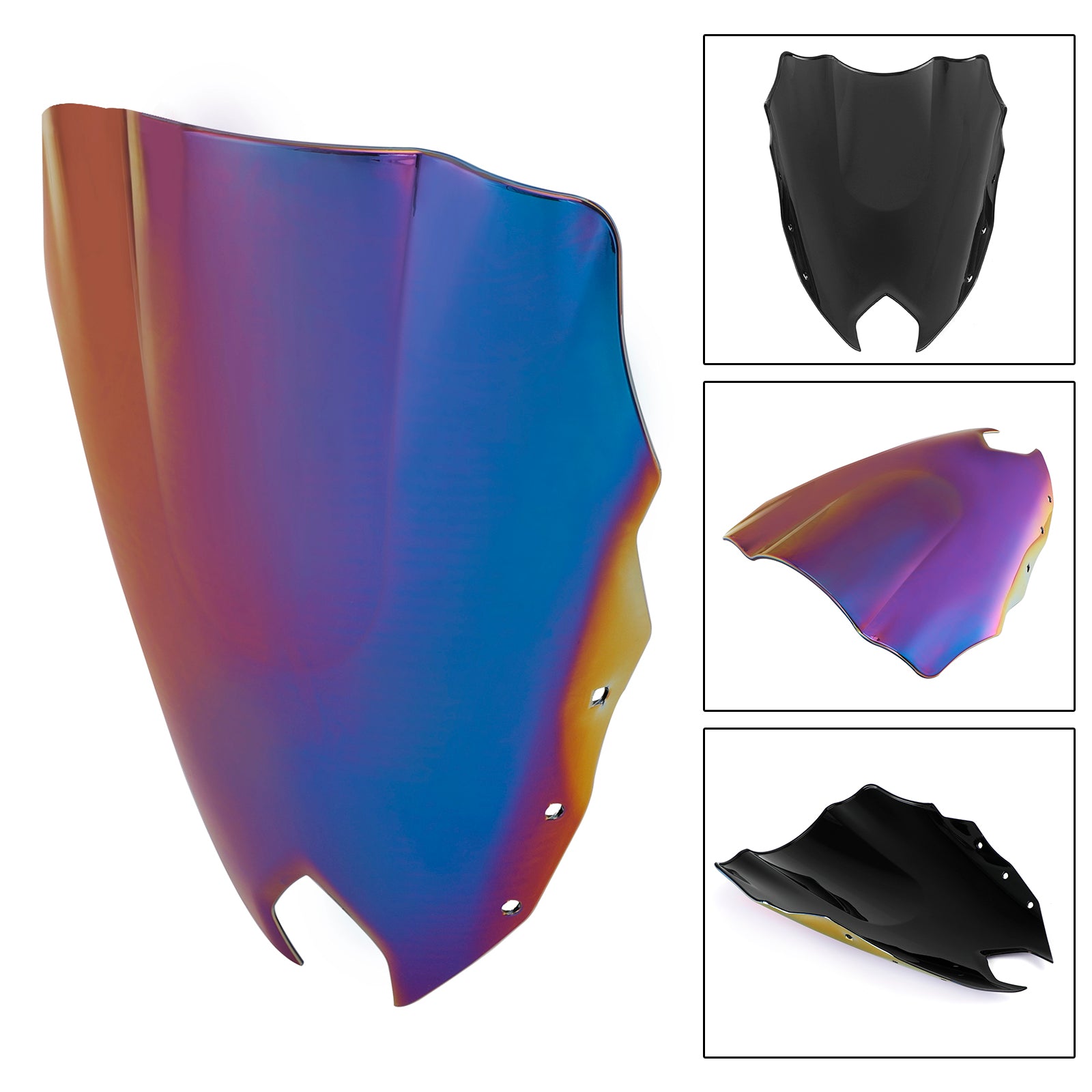 Le pare-brise de moto ABS Ajustement pour Yamaha FZ6R FZ-6R FZS600 2009-2015