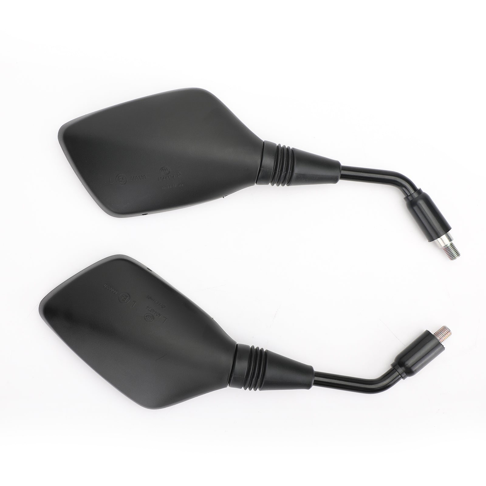 Espejos retrovisores laterales compatibles con Suzuki SFV650 Gladius 2009-2015 GSR750 2011-2012 DL1000 V-Strom 2002-2016 GW250 Inazuma 2014-2017 Negro