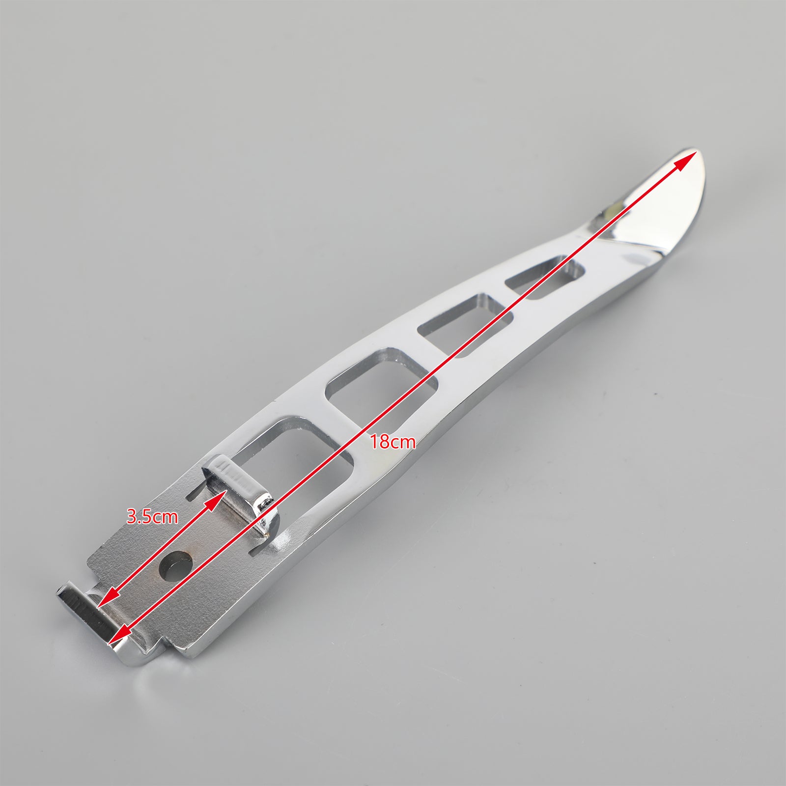 Motorcykel Chrome Stand Kickstand Extension Foot Pedal för Harley Dyna 93-17 Generic