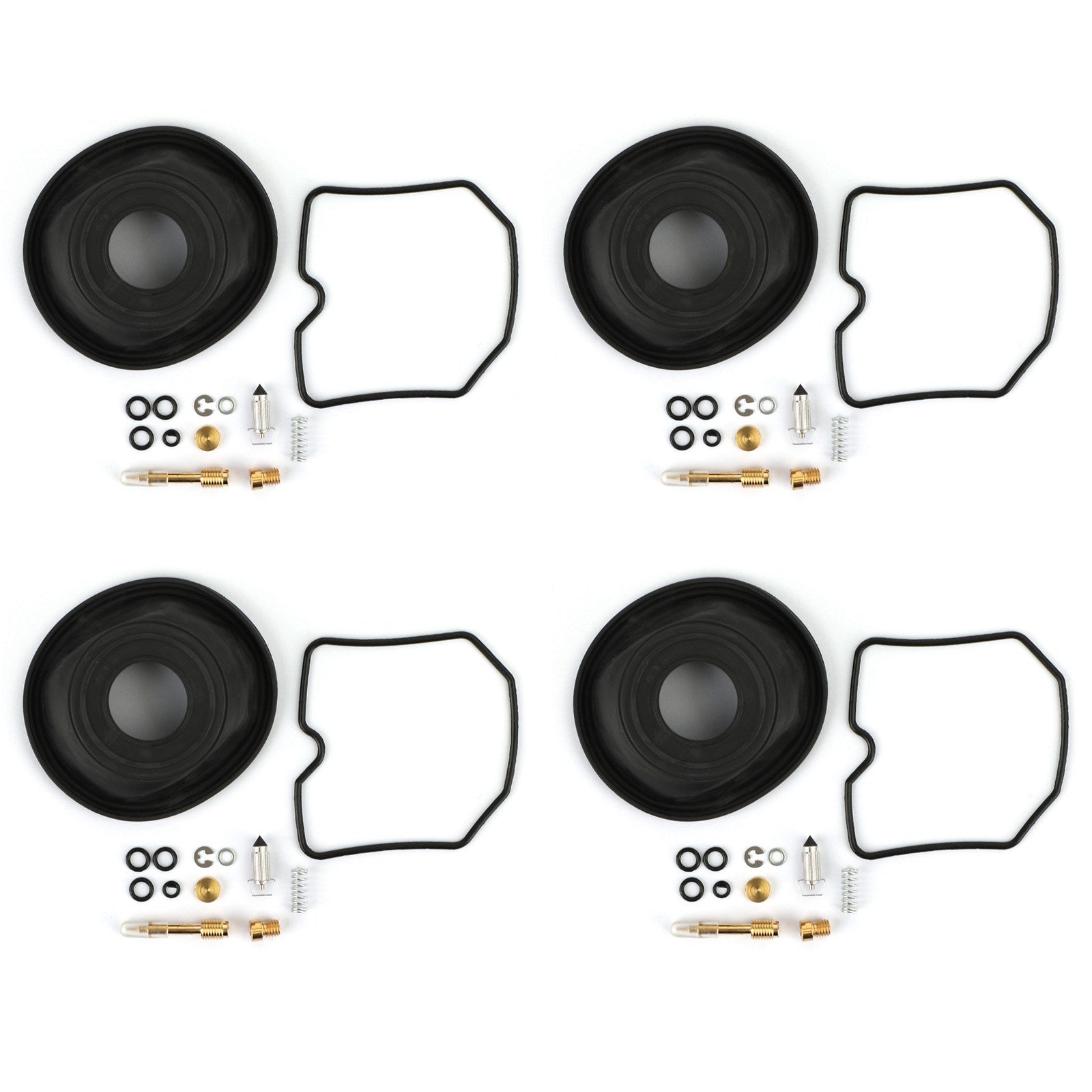 4 Sett forgasserreparasjonsoppbyggingssett for Suzuki GSF600S Bandit 1996-2003
