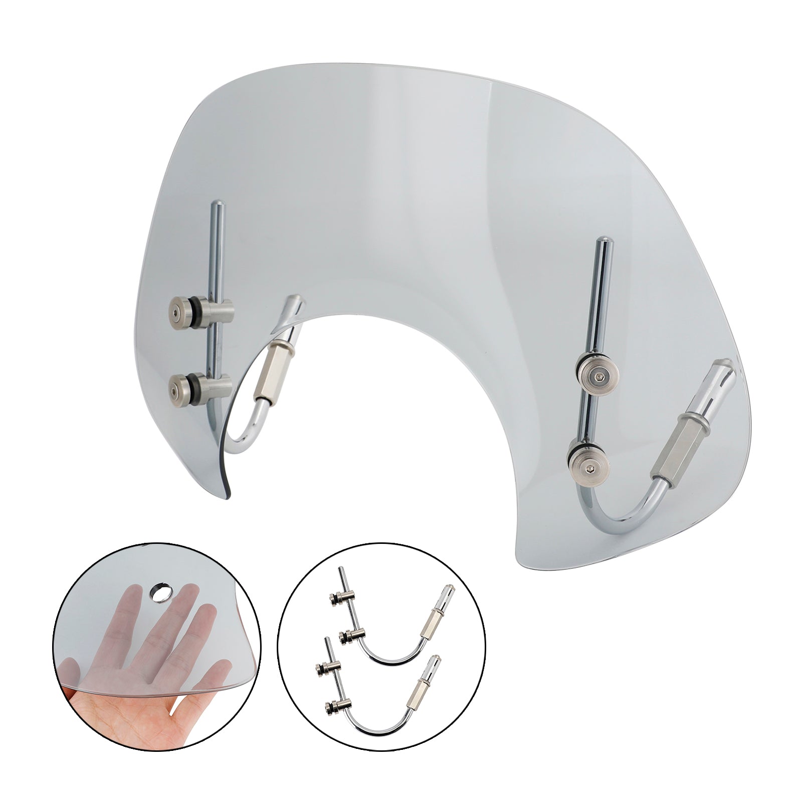 En pare-brise court ajustement pour Vespa GTS250 GTS300 2017-2022