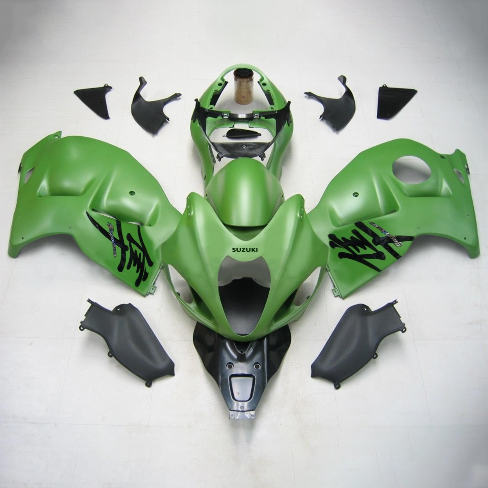 Amotopart 1999-2007 Suzuki Hayabusa GSX1300R FAIRING GREEN KIT