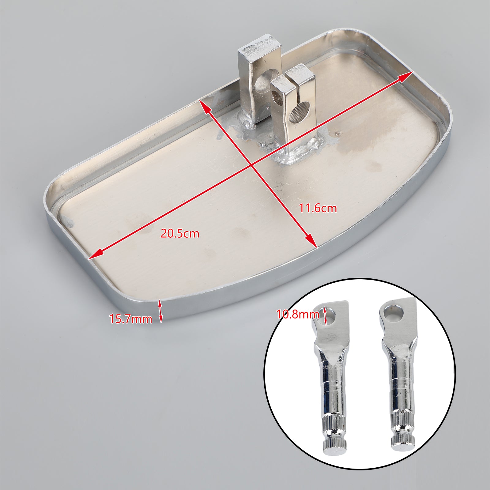 Bageste gulvbræt fodbræt passer til dyna sportster turnerende softail cvo generisk