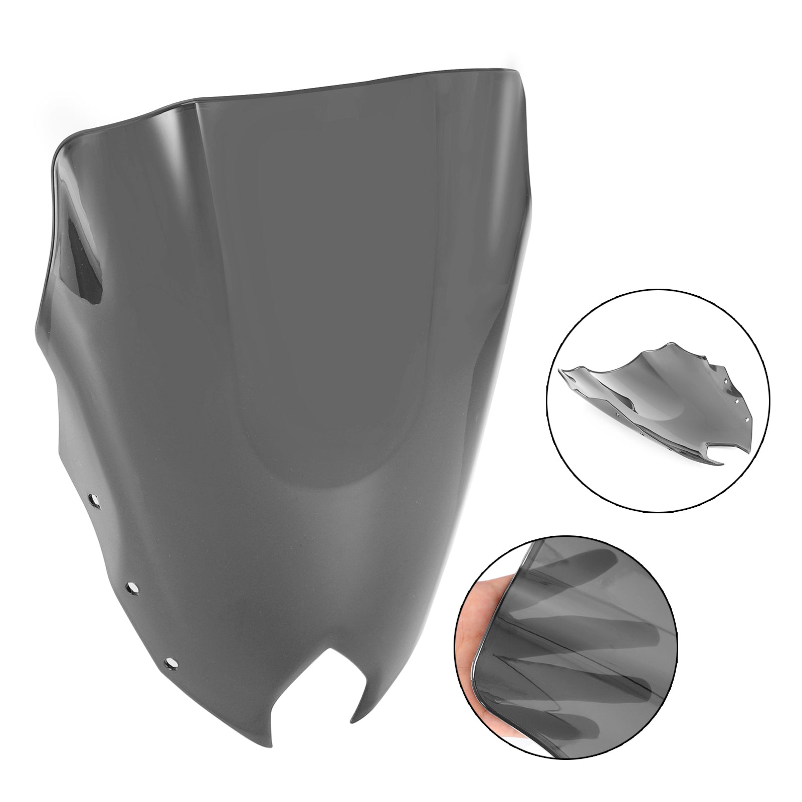 Le pare-brise de moto ABS Ajustement pour Yamaha FZ6R FZ-6R FZS600 2009-2015