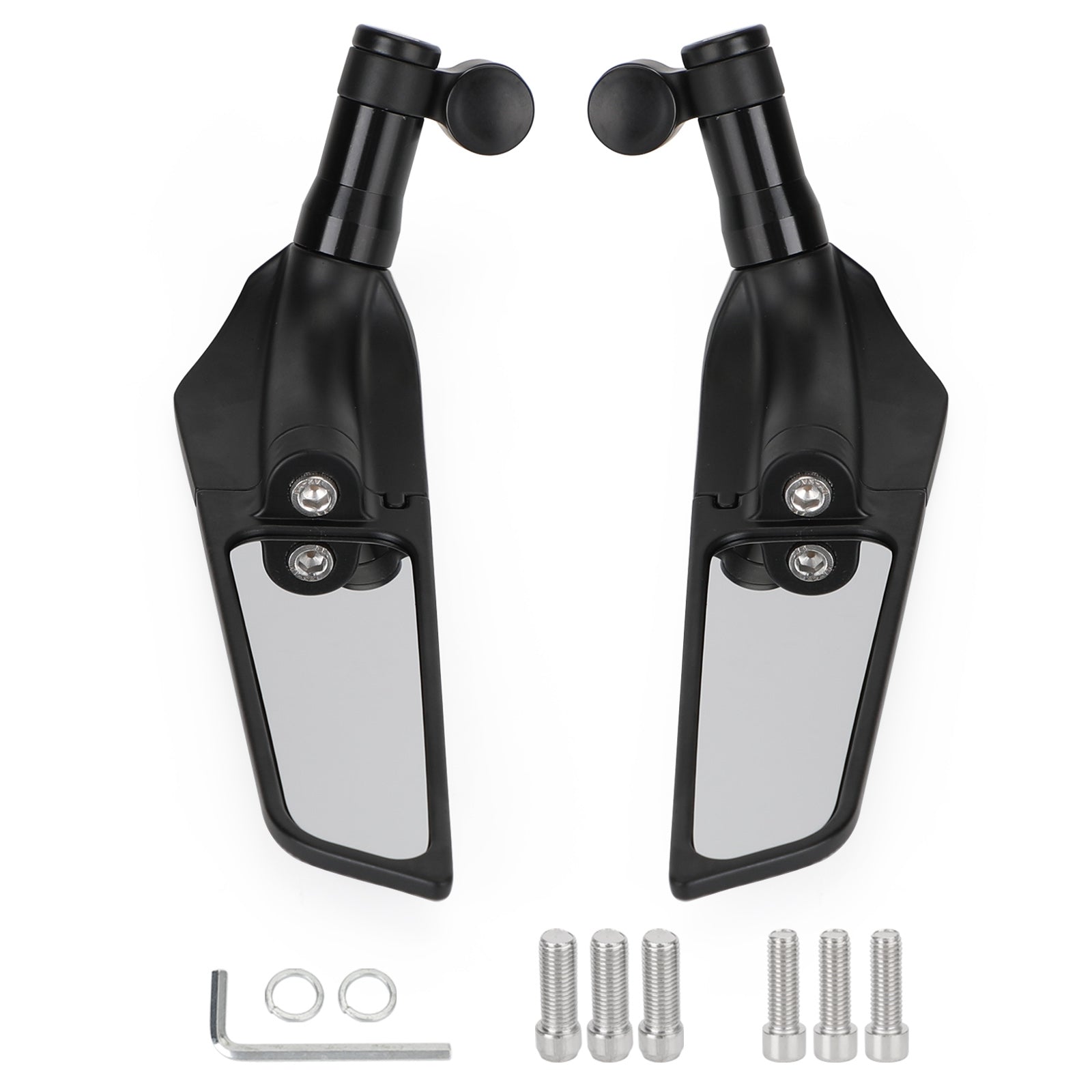 Espejos retrovisores laterales con alerón de aleta para Yamaha XT660 R/X Tenere 660 700 1200 genérico