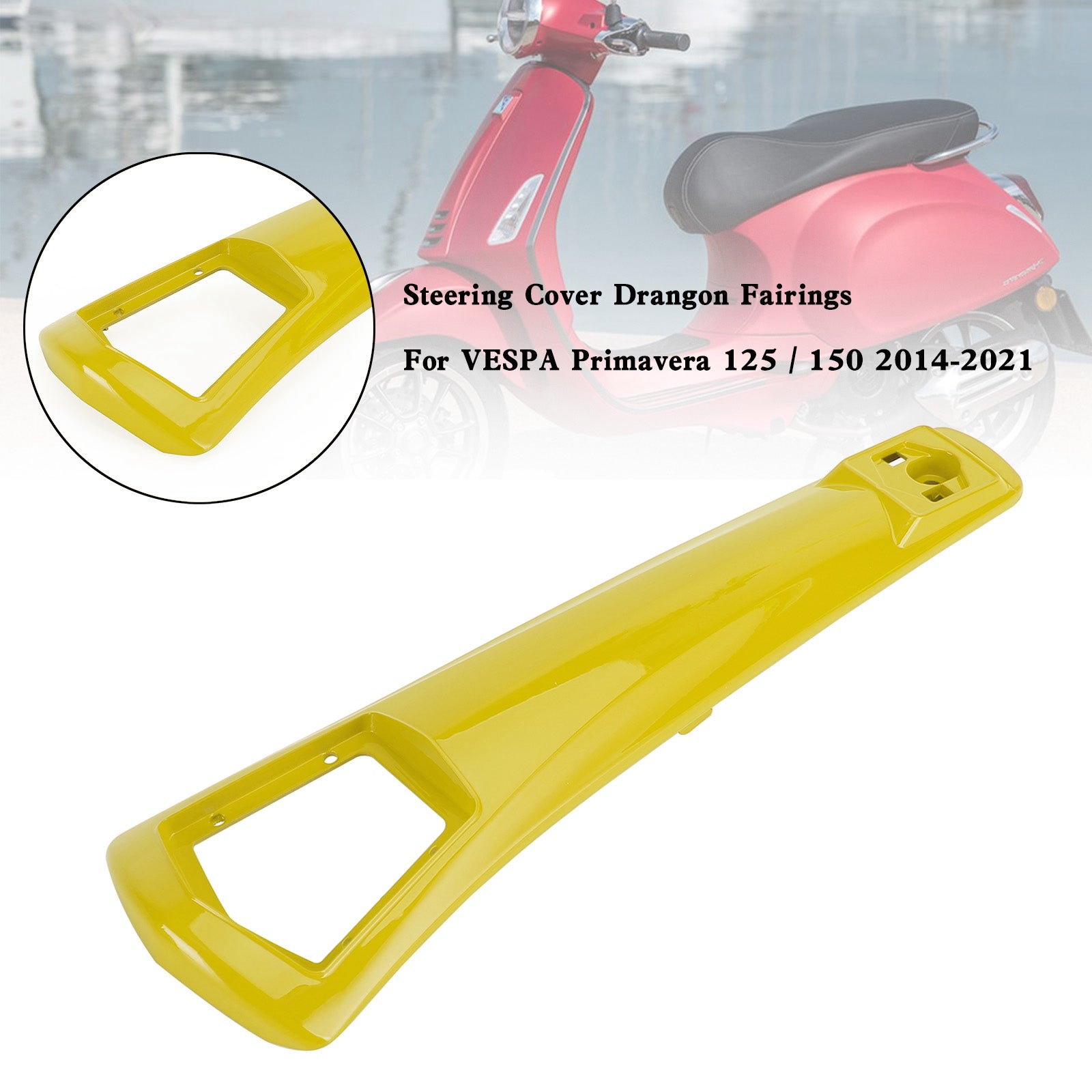 Carenatura copertura clacson in ABS per VESPA Sprint Primavera 125/150 2014-2021
