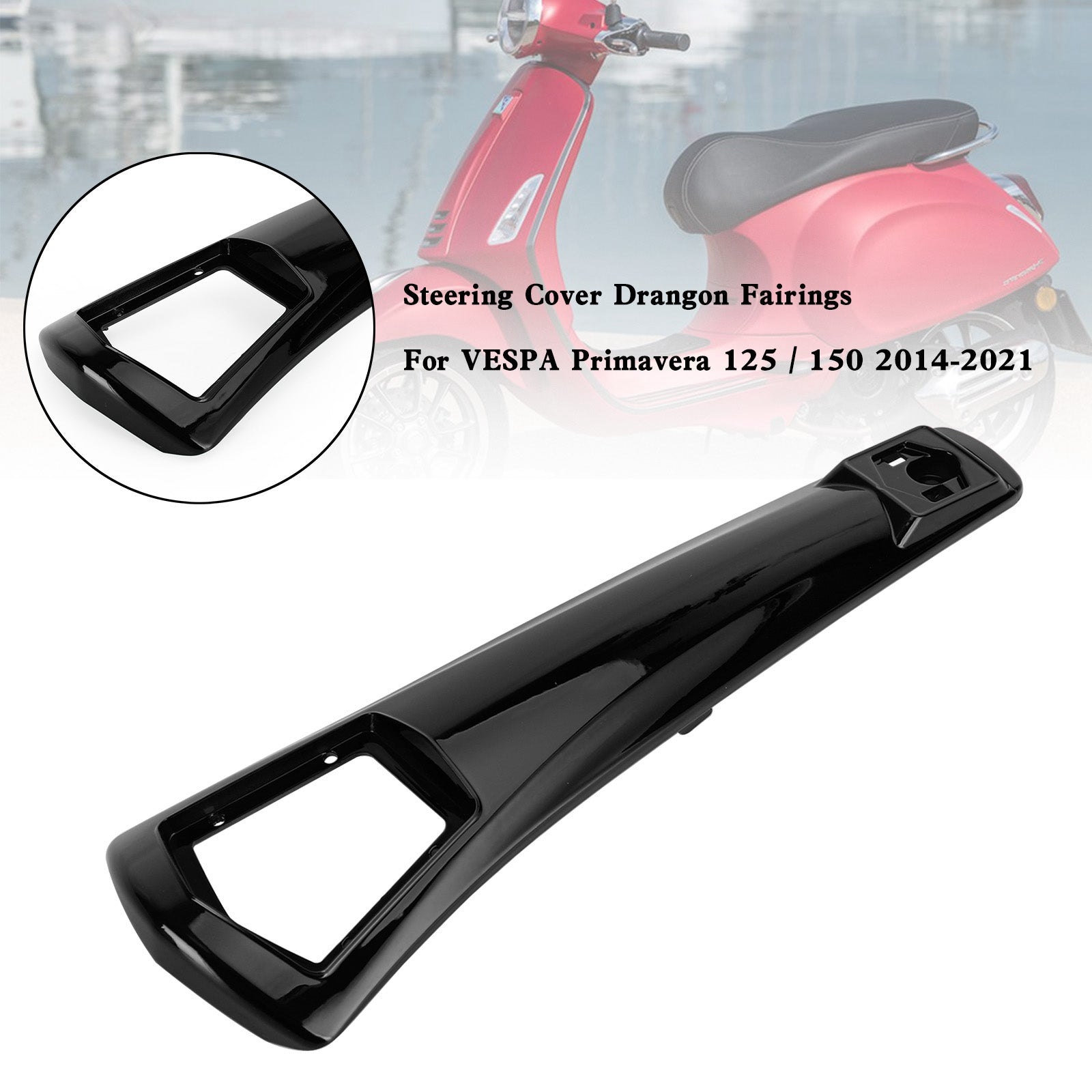Carenatura copertura clacson in ABS per VESPA Sprint Primavera 125/150 2014-2021