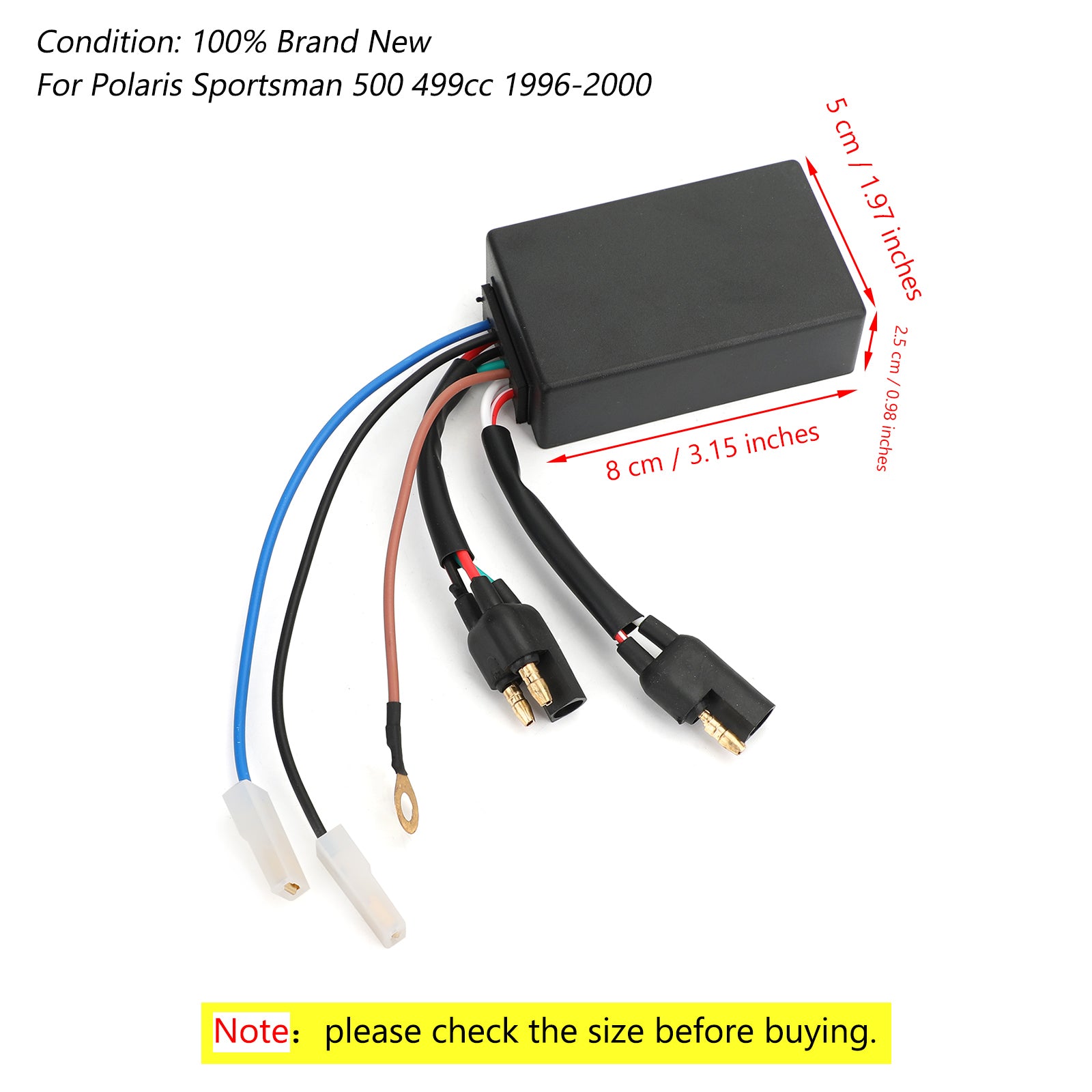 CDI -modul 3085639 för Polaris Sportsman 500 499cc 1996 1997 1998 1999 2000 ATV