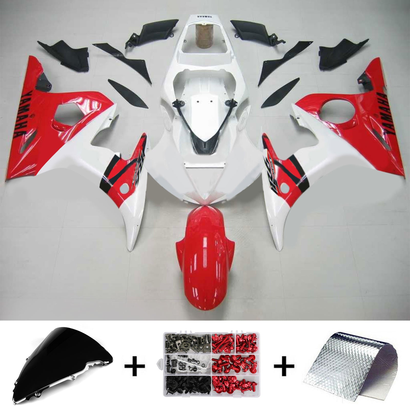 Injection Fairing Kit Bodywork Plastic ABS fit For Yamaha 2003-2004 YZF 600 R6 & 2006-2009 YZF R6S