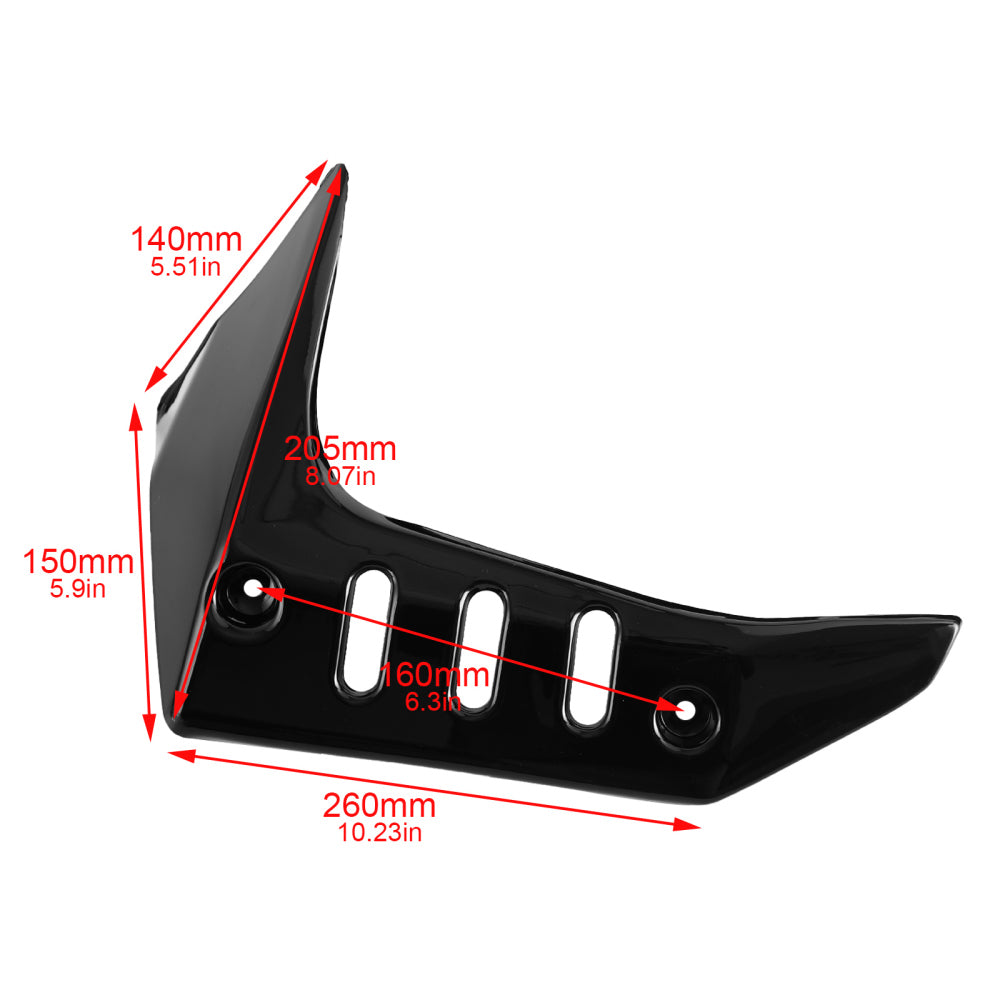 Motorcykel Radiator Cover Protector Panel til Kawasaki Z750 2004-2007 Generisk