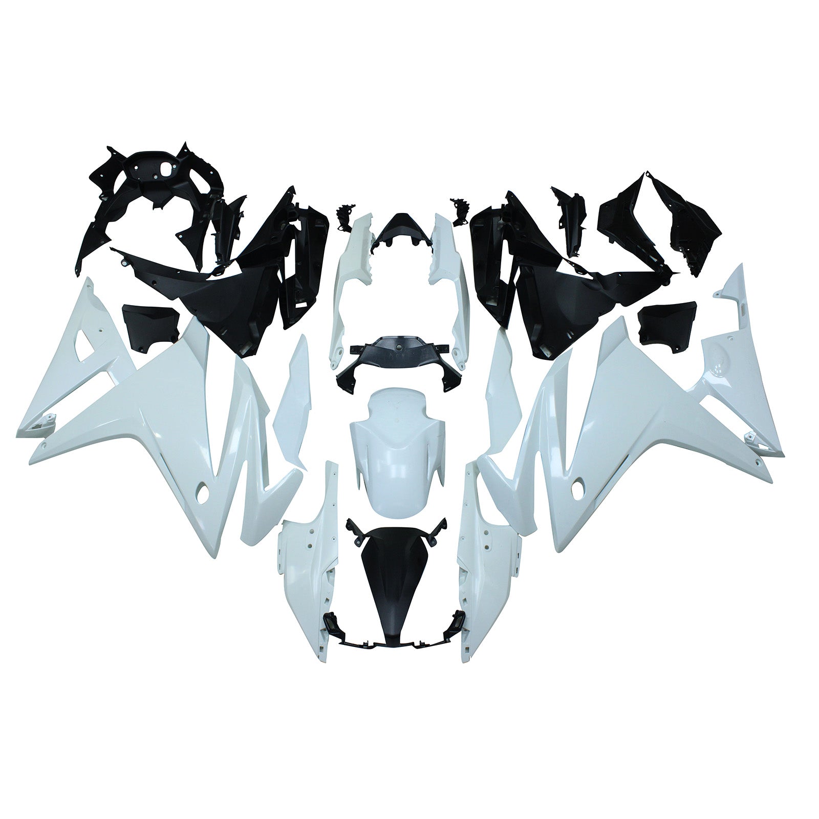 Amotopart Honda CBR500R 2016-2018 Unbemalte Verkleidung Kit