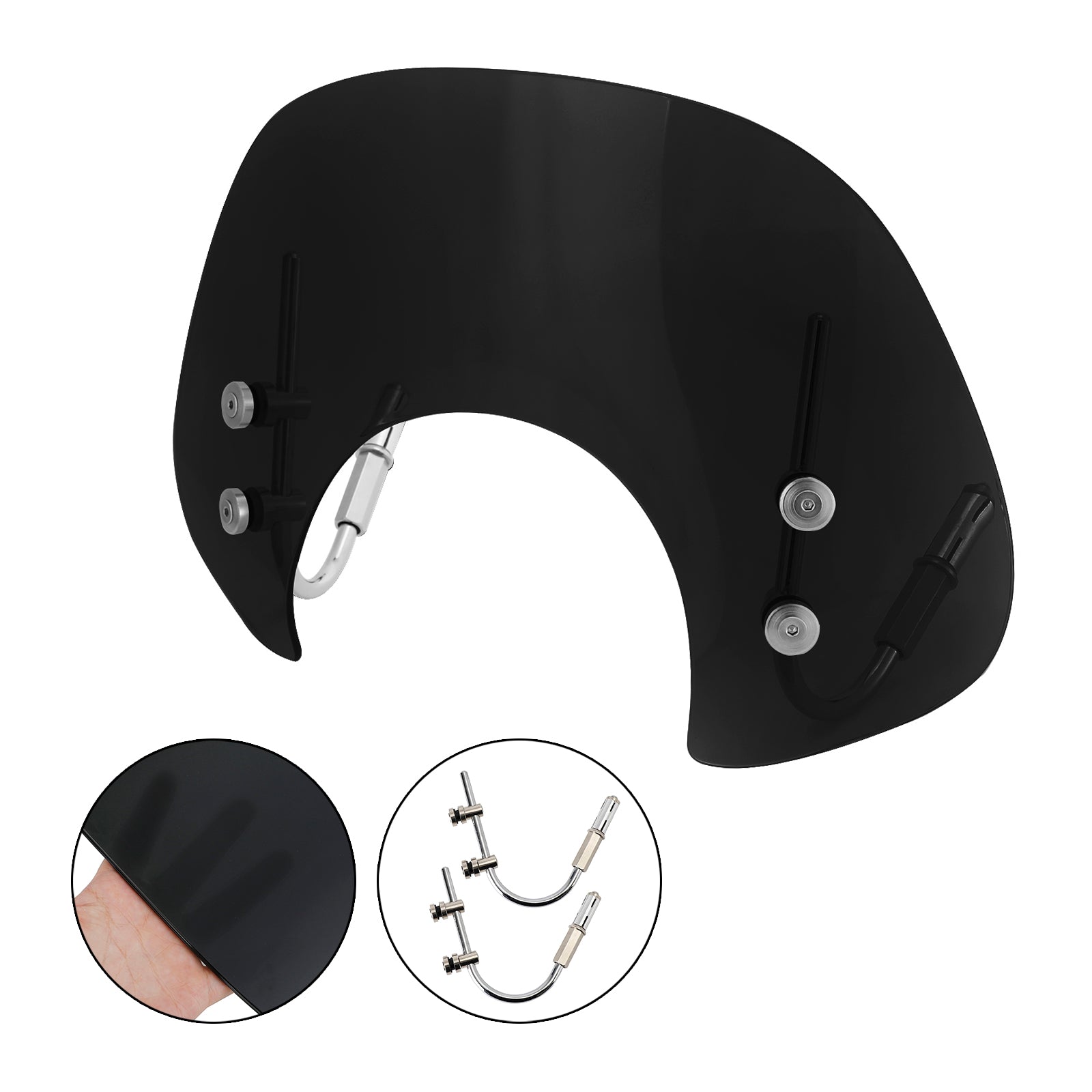 En pare-brise court ajustement pour Vespa GTS250 GTS300 2017-2022