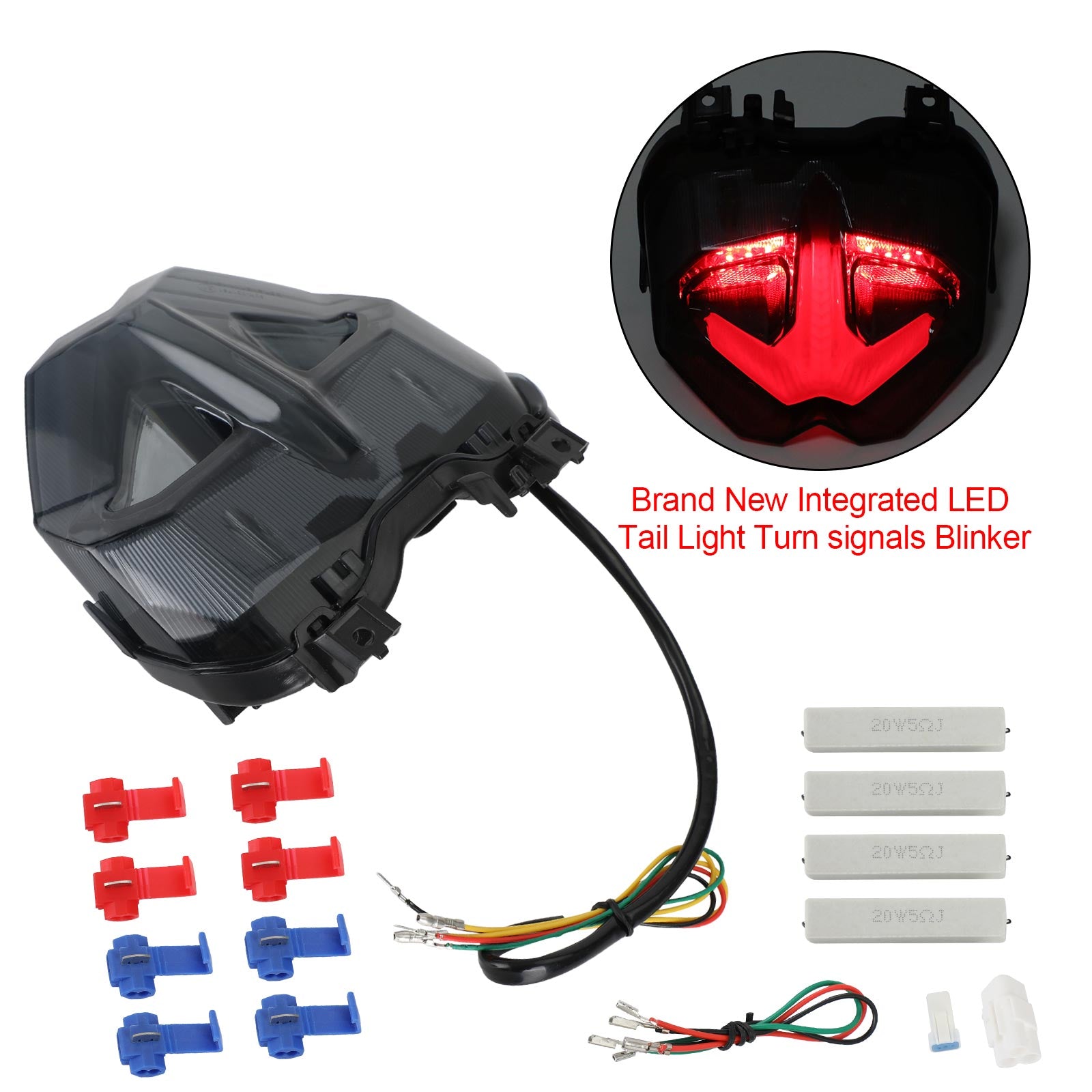 21-23 Yamaha MT-09 MT10 SP-Schwanzbremsen-Lichter integriert