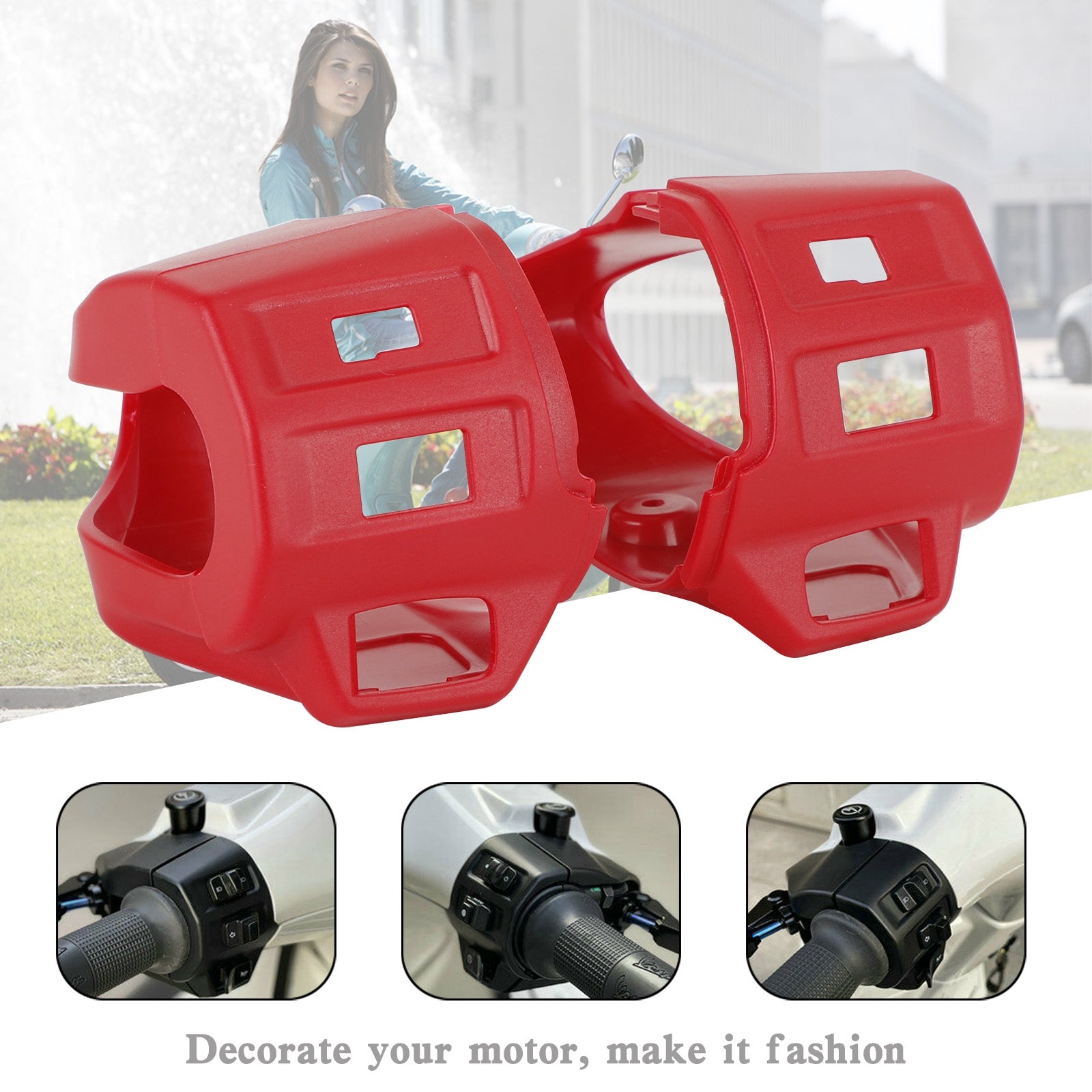 ハンドルバースイッチカバーボタンスプリントプリマベーラ 125 150 2014-2022